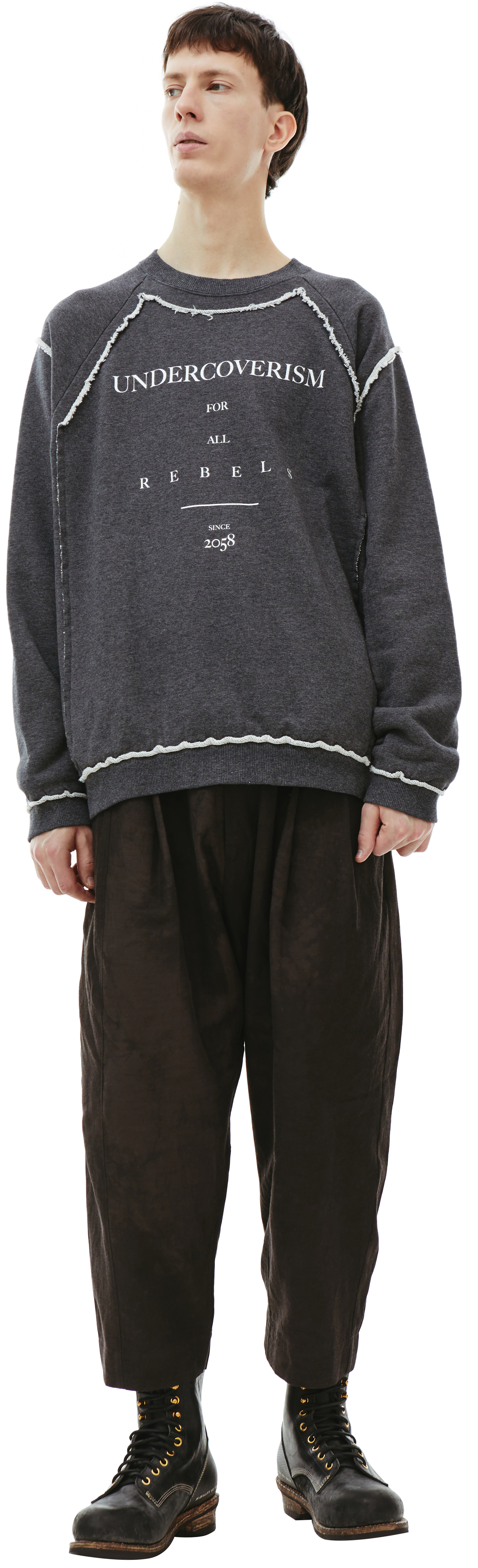 Undercover Grey printed sweatshirt