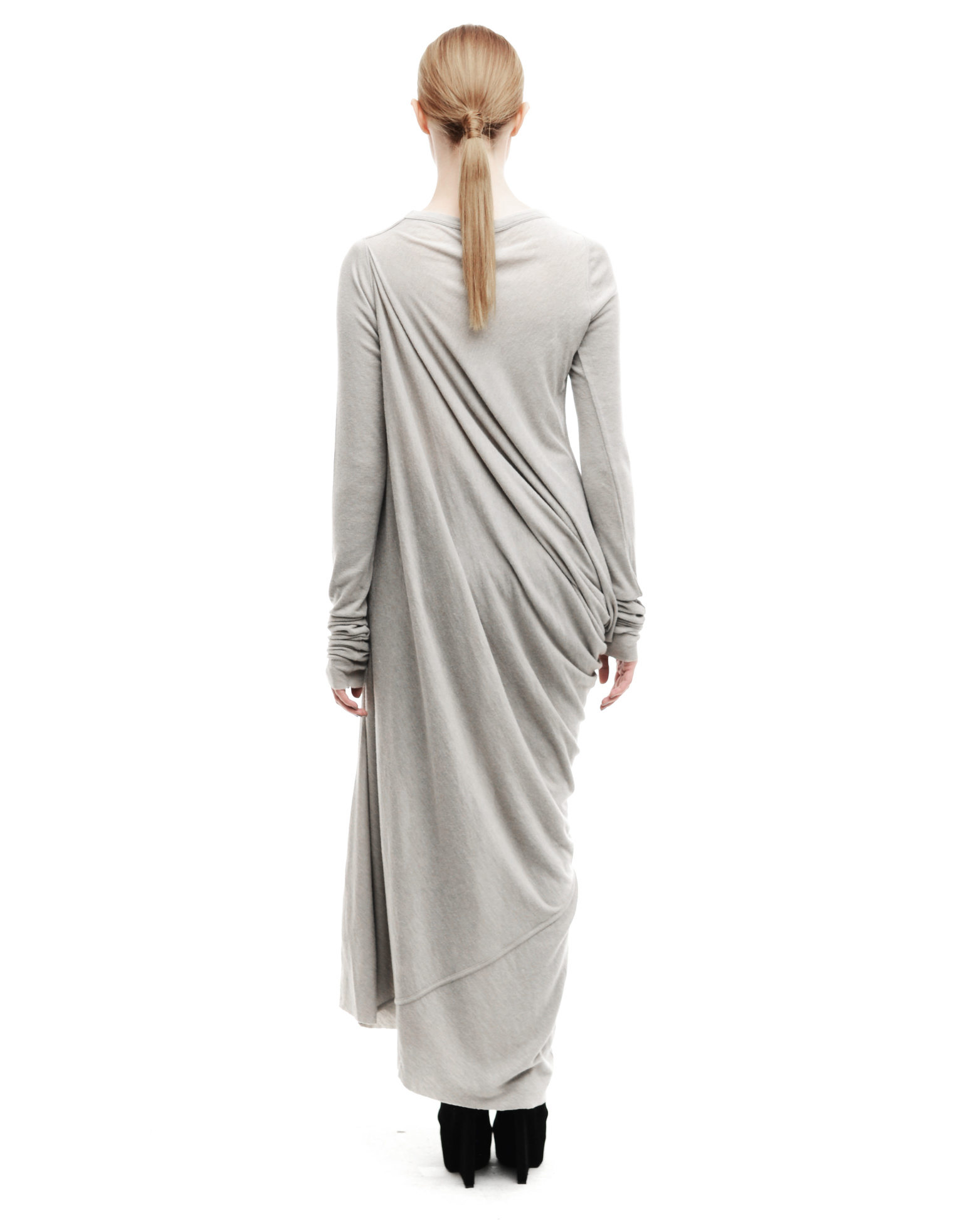 Rick Owens Lilies Платье из вискозы, ангоры и шерсти