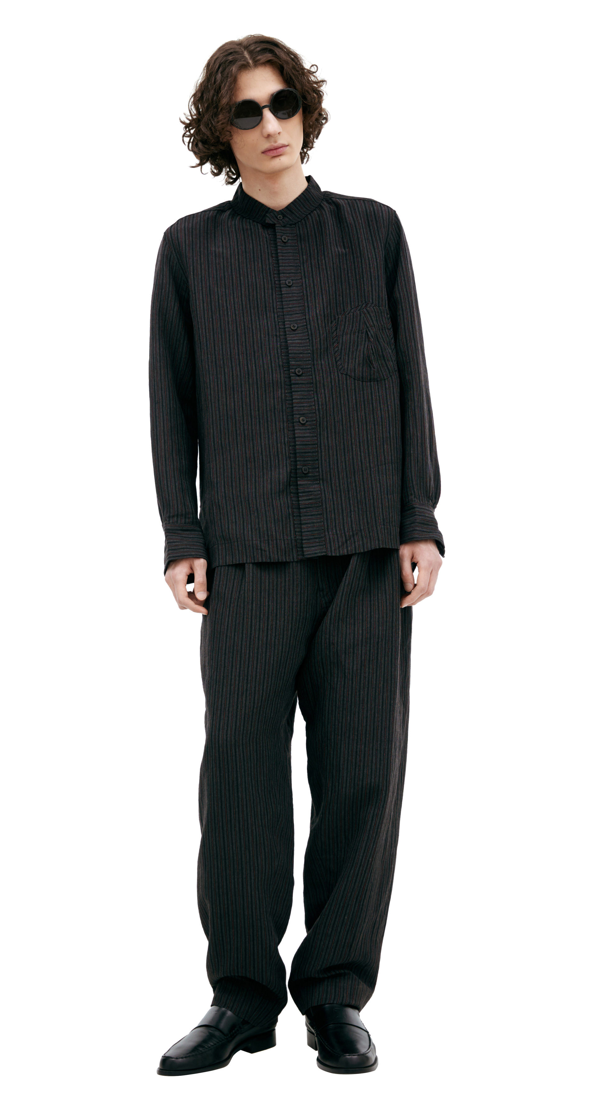 OHOTORO Section Jacket sサイズ　ネイビー WOOL SURGE SEMI-DOUBLE-BREASTED JACKET(S Navy): S'YTE｜THE