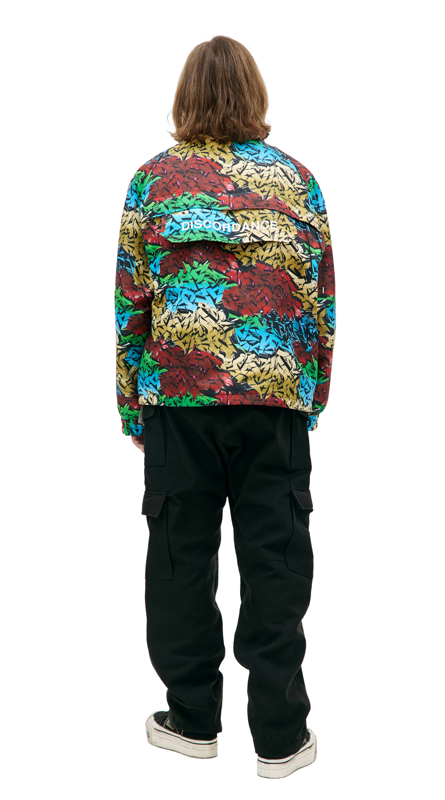 Children of the discordance Jacket with graffiti print