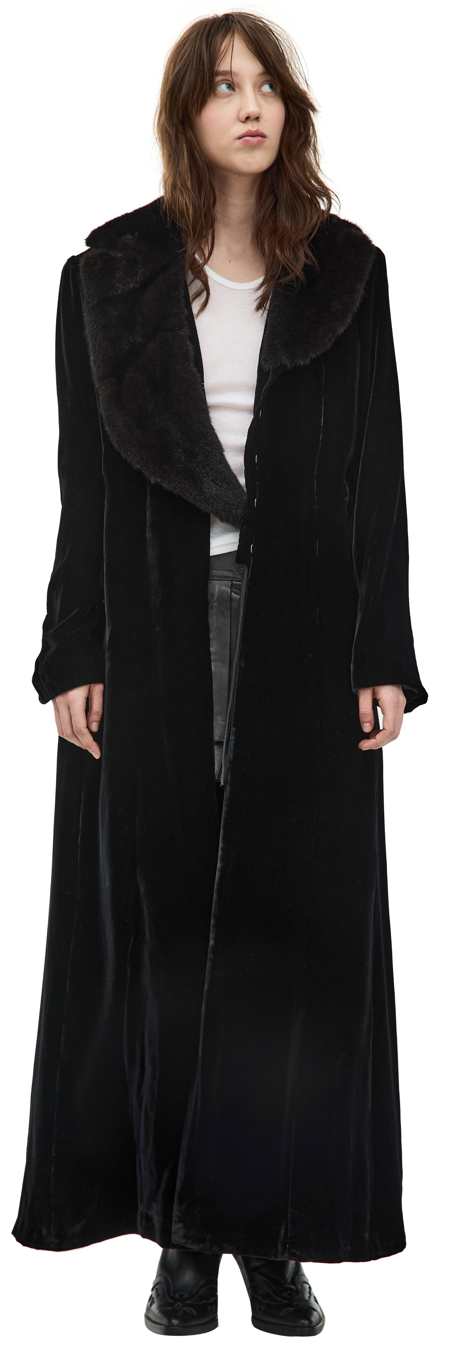 Enfants Riches Deprimes Coat with mink collar