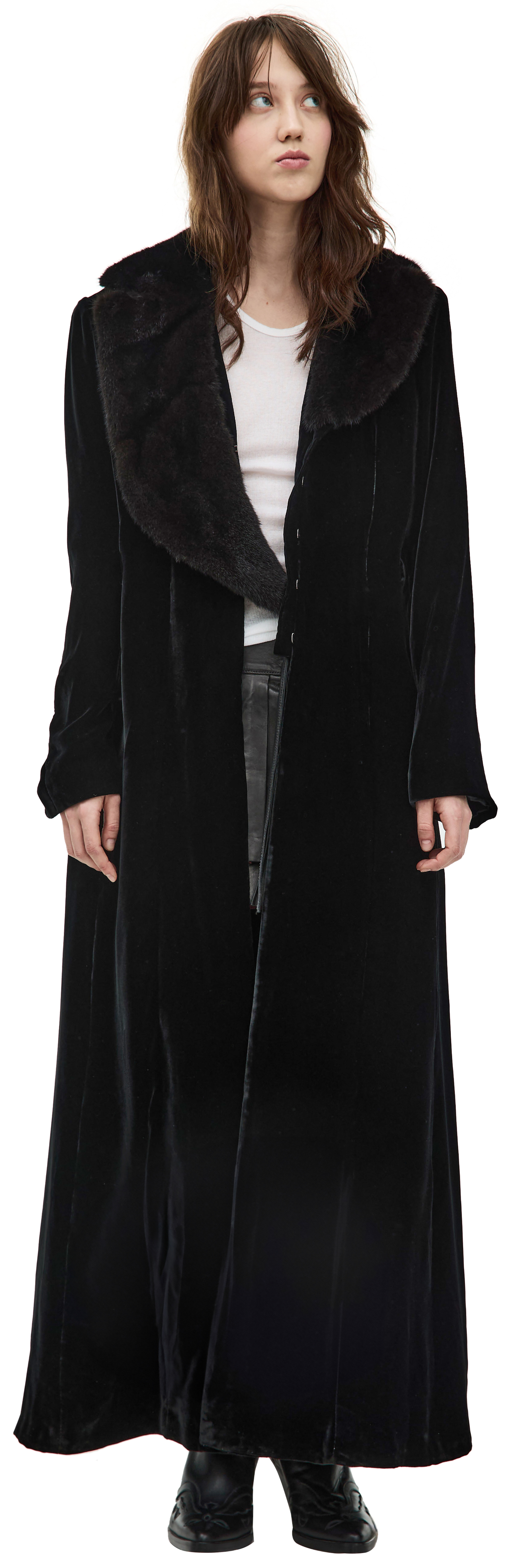 Enfants Riches Déprimés Coat with mink collar