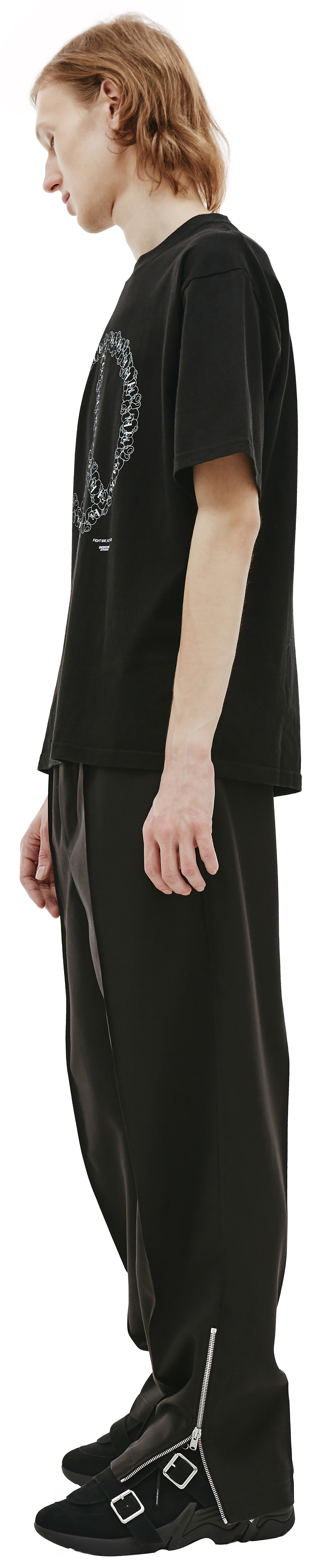 Undercover Black \'Fight War\' t-shirt