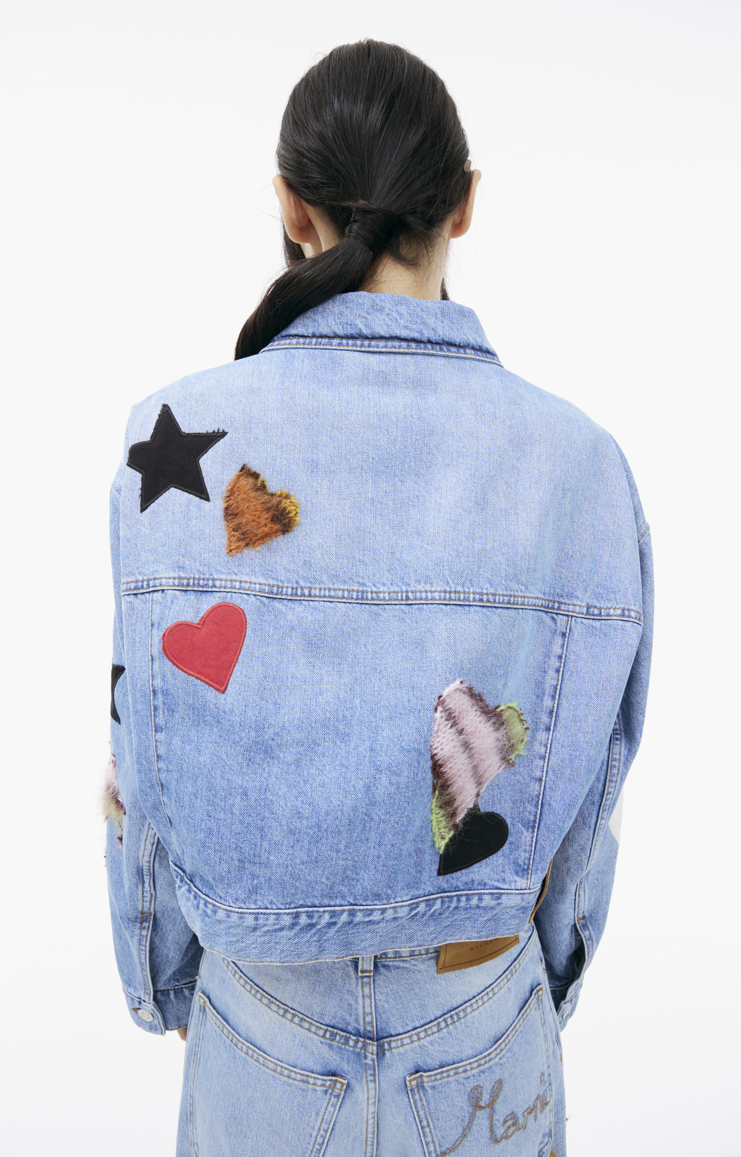 Marni Denim jacket with patches