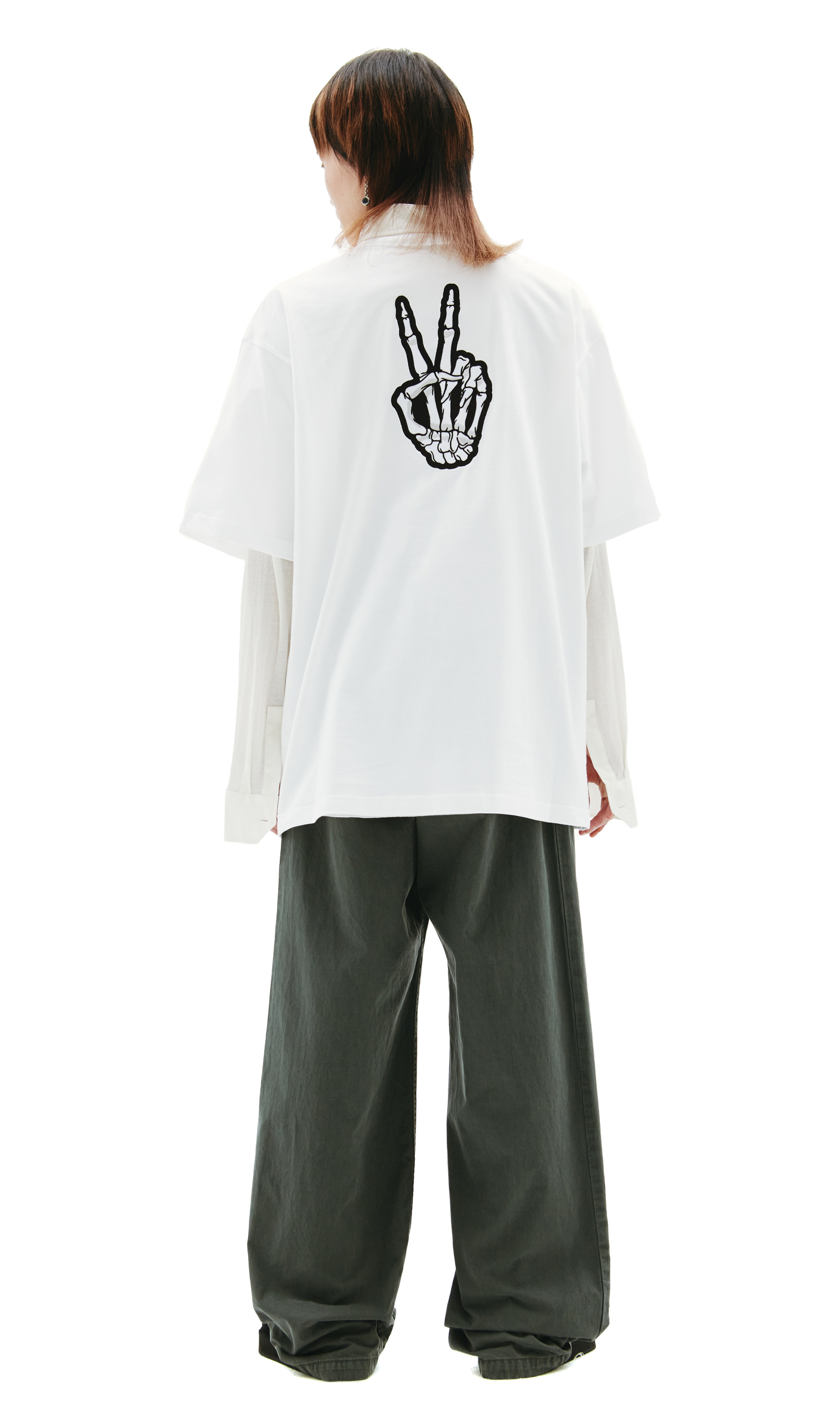 Balenciaga White Cotton T-shirt