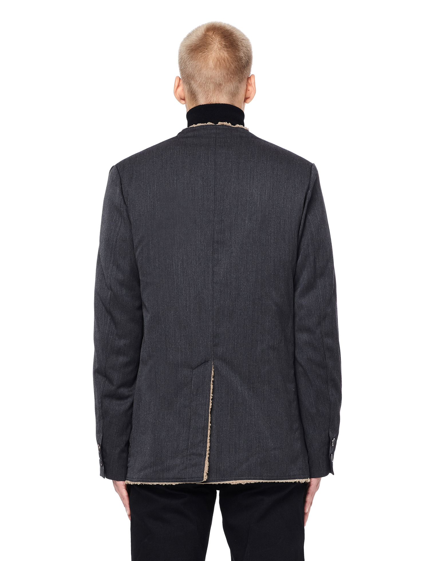 John Undercover Faux fur lining jacket