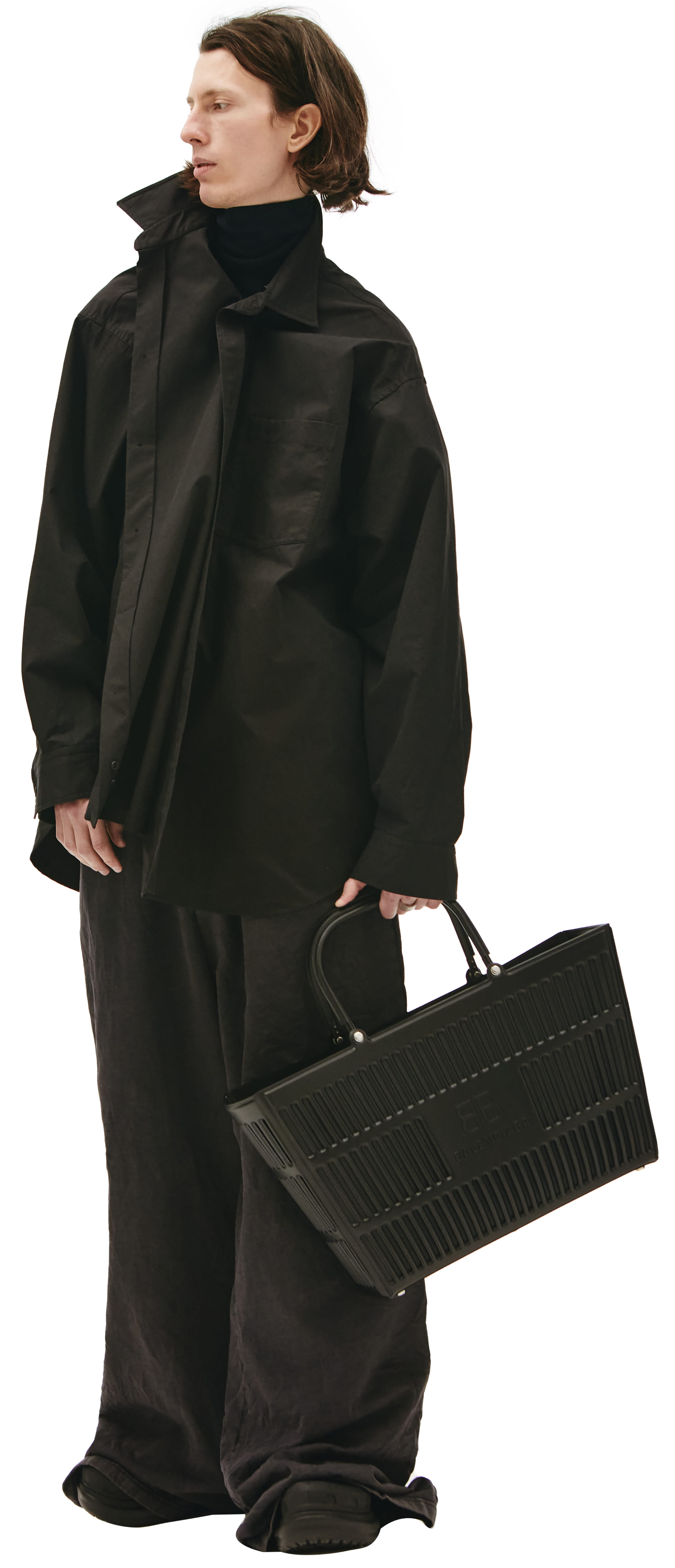 Balenciaga Snap oversize shirt