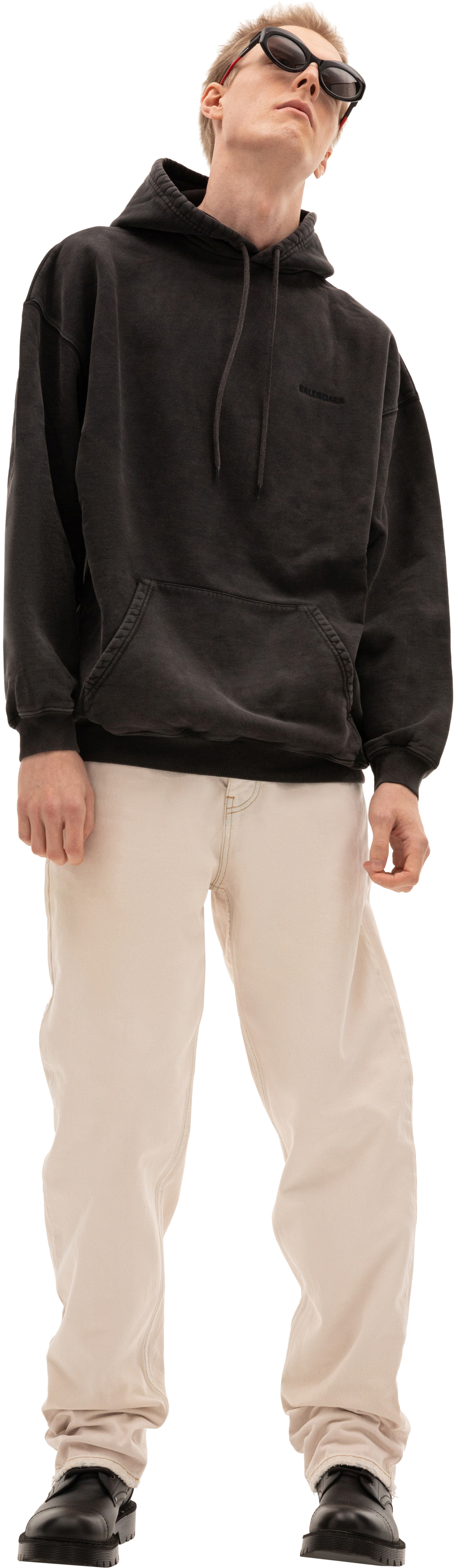 Balenciaga Dark grey Oversize hoodie