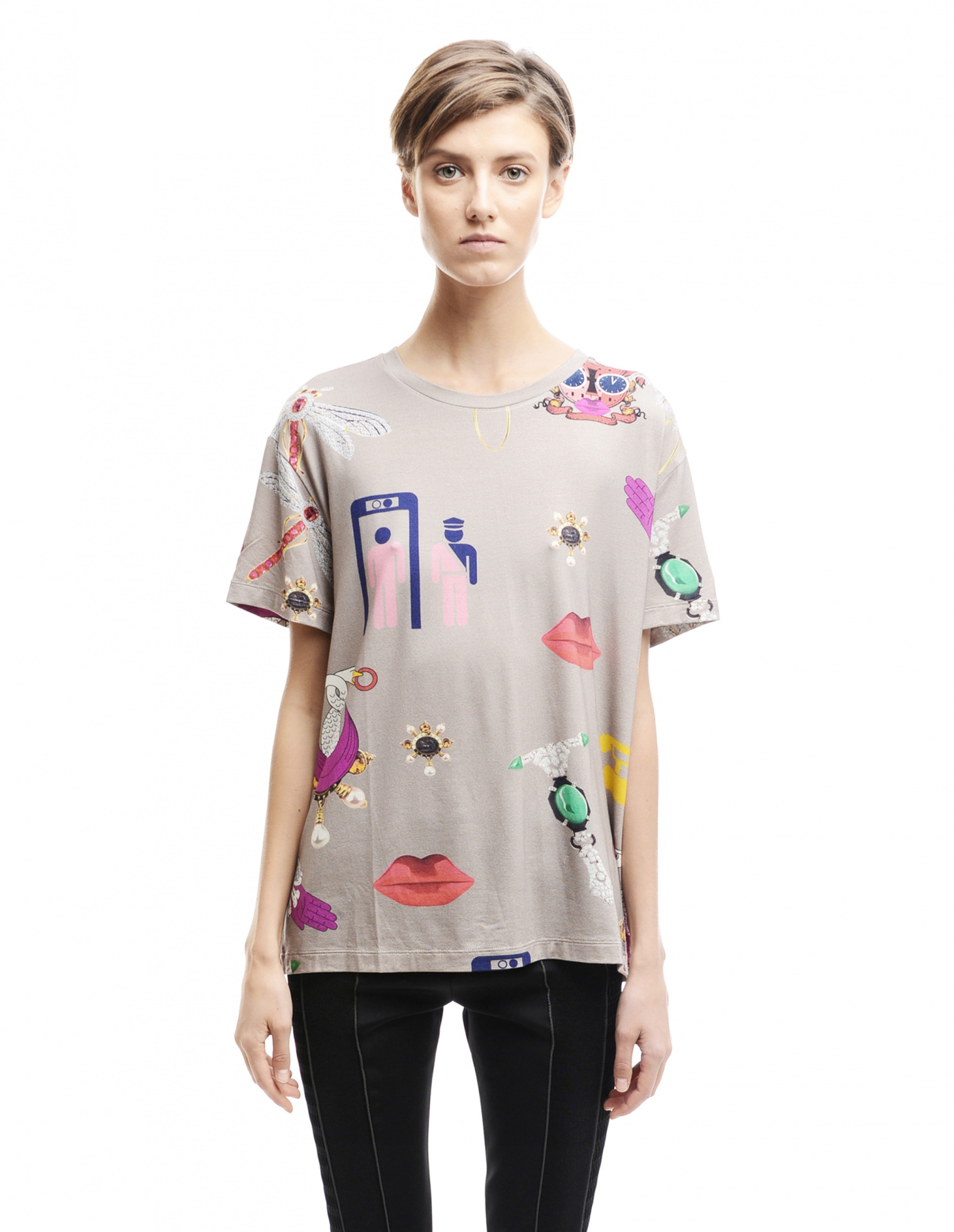 Mary Katrantzou Футболка из модала