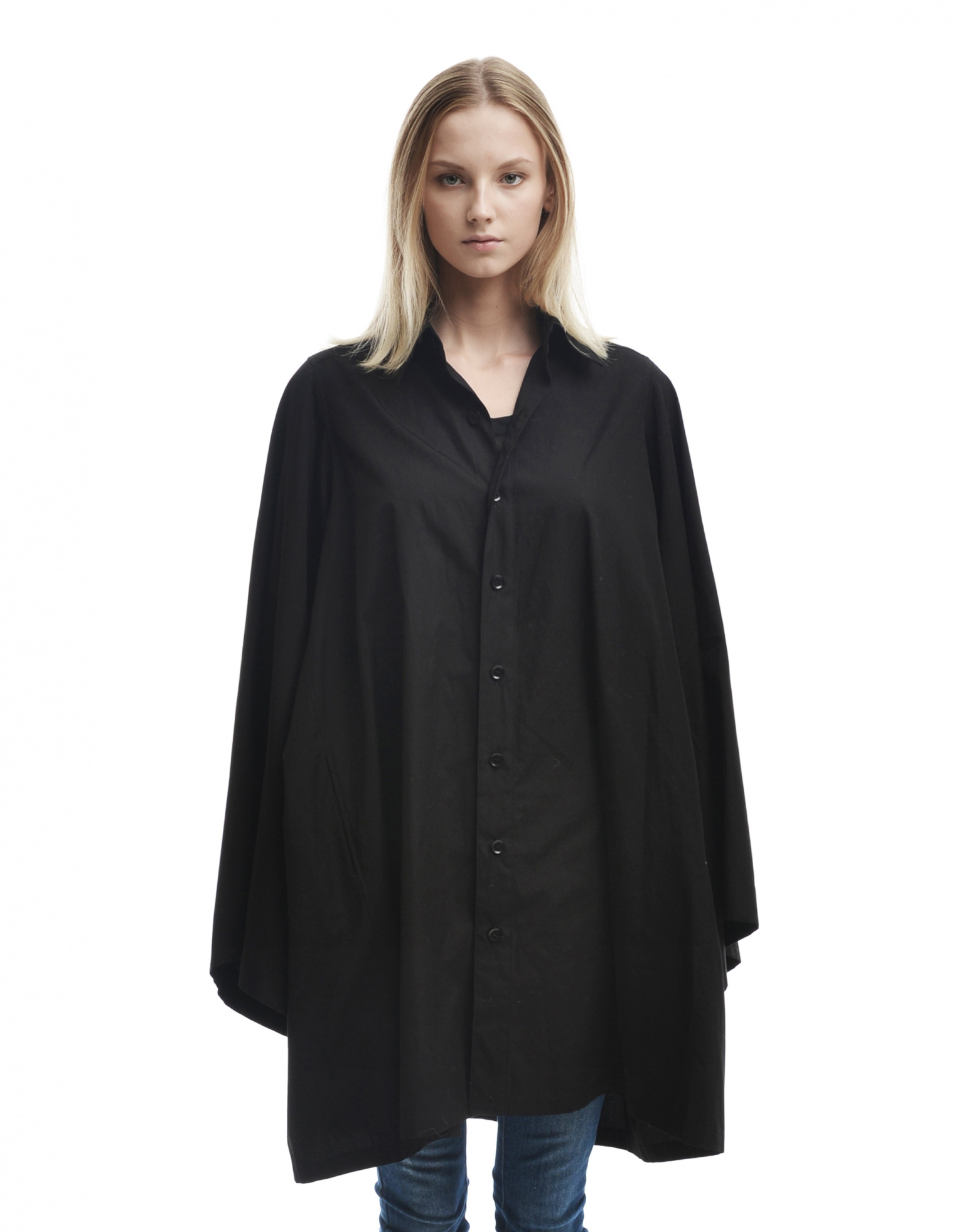 Yohji Yamamoto Рубашка свободного кроя