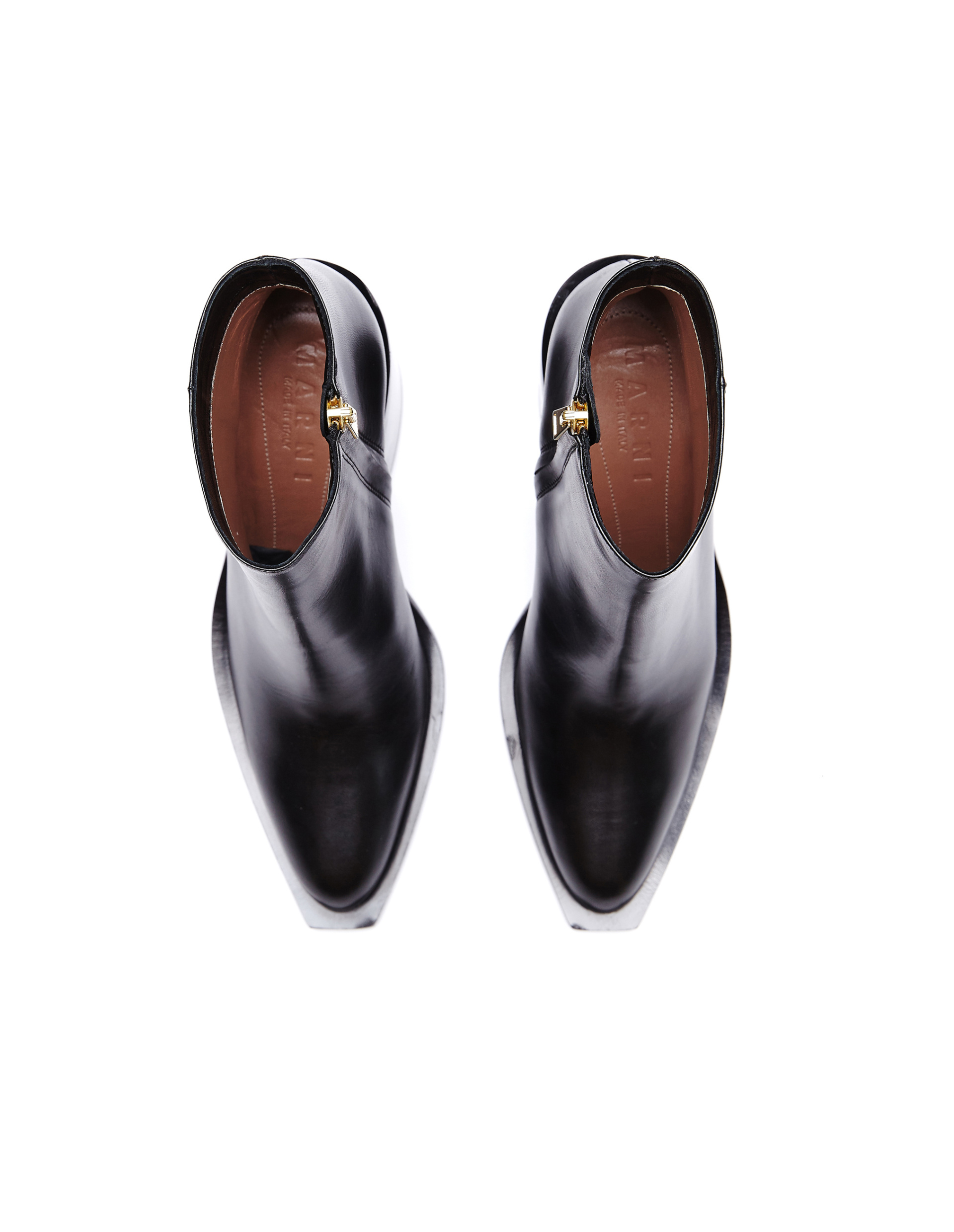 Marni Leather ankle boots