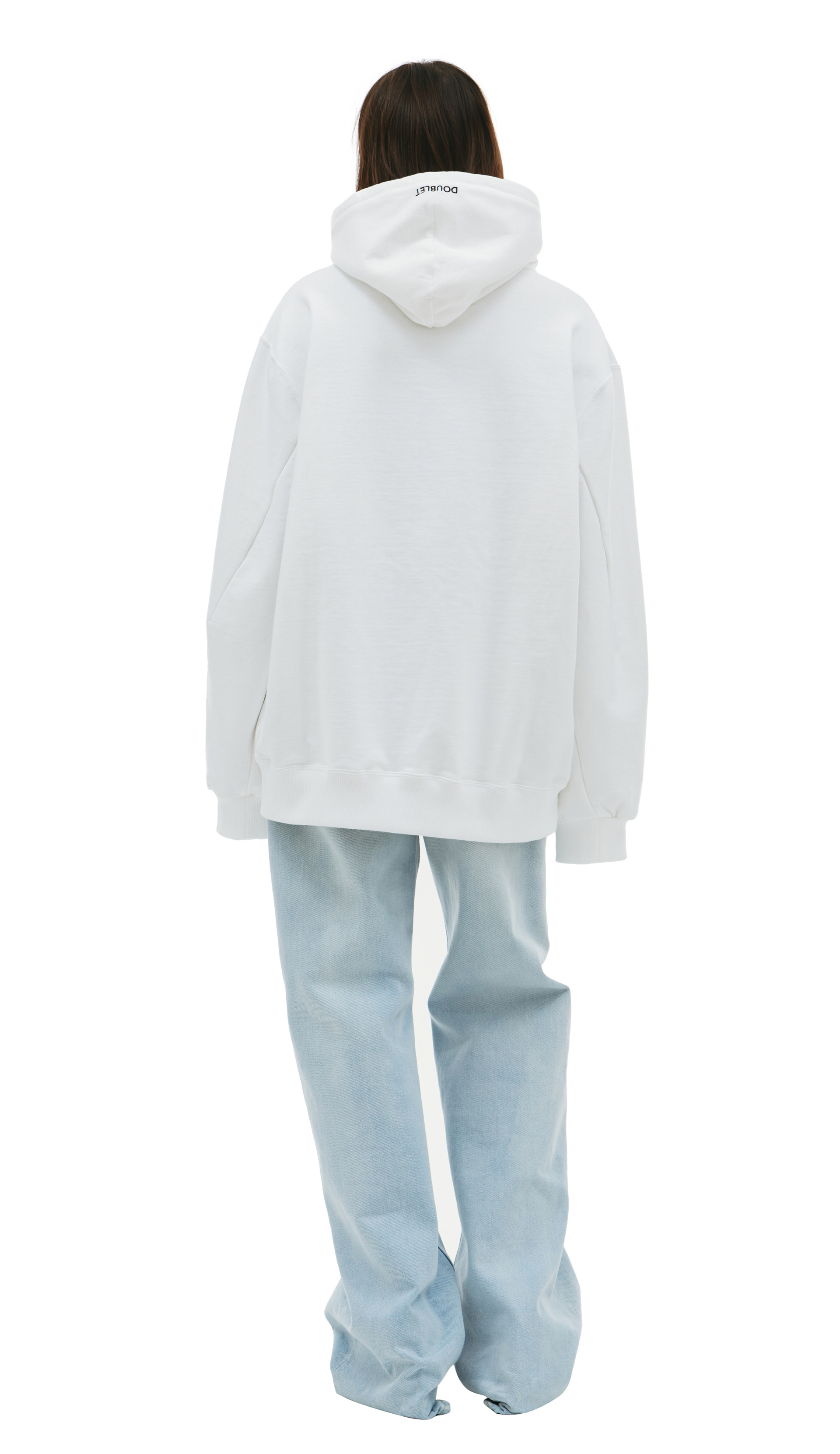 Doublet Hoodie with embroidery