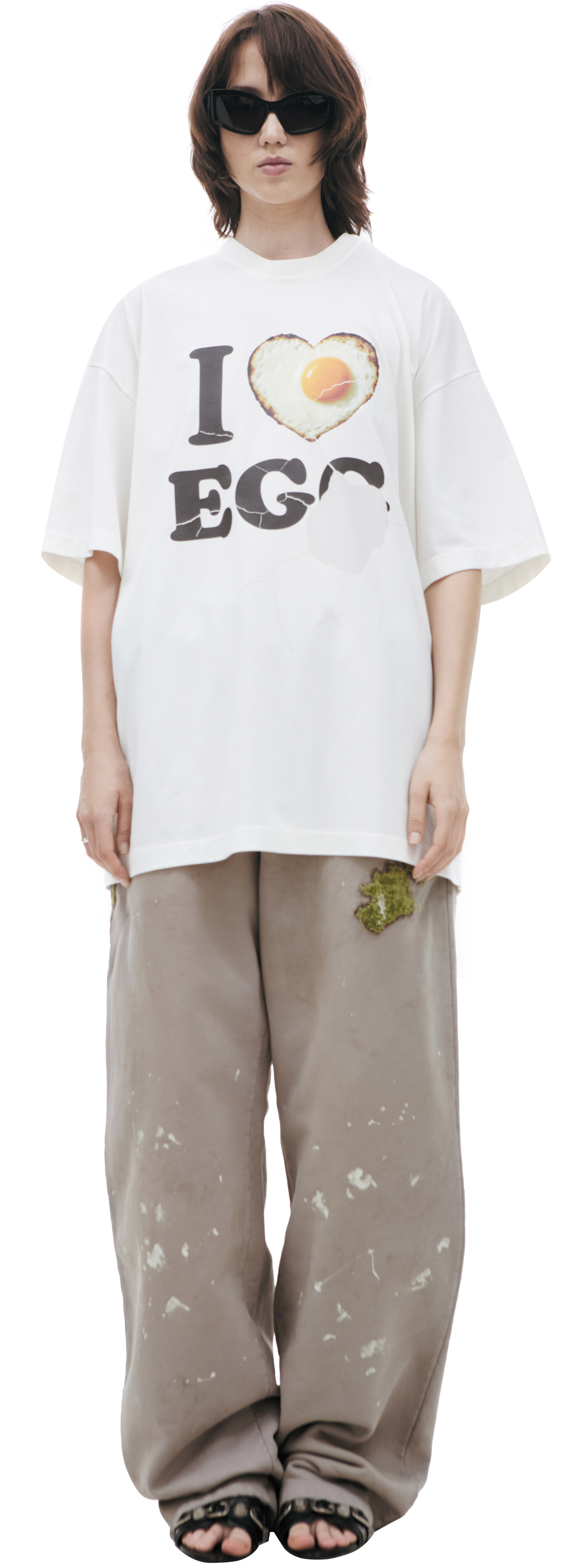 Doublet White T-shirt with a print
