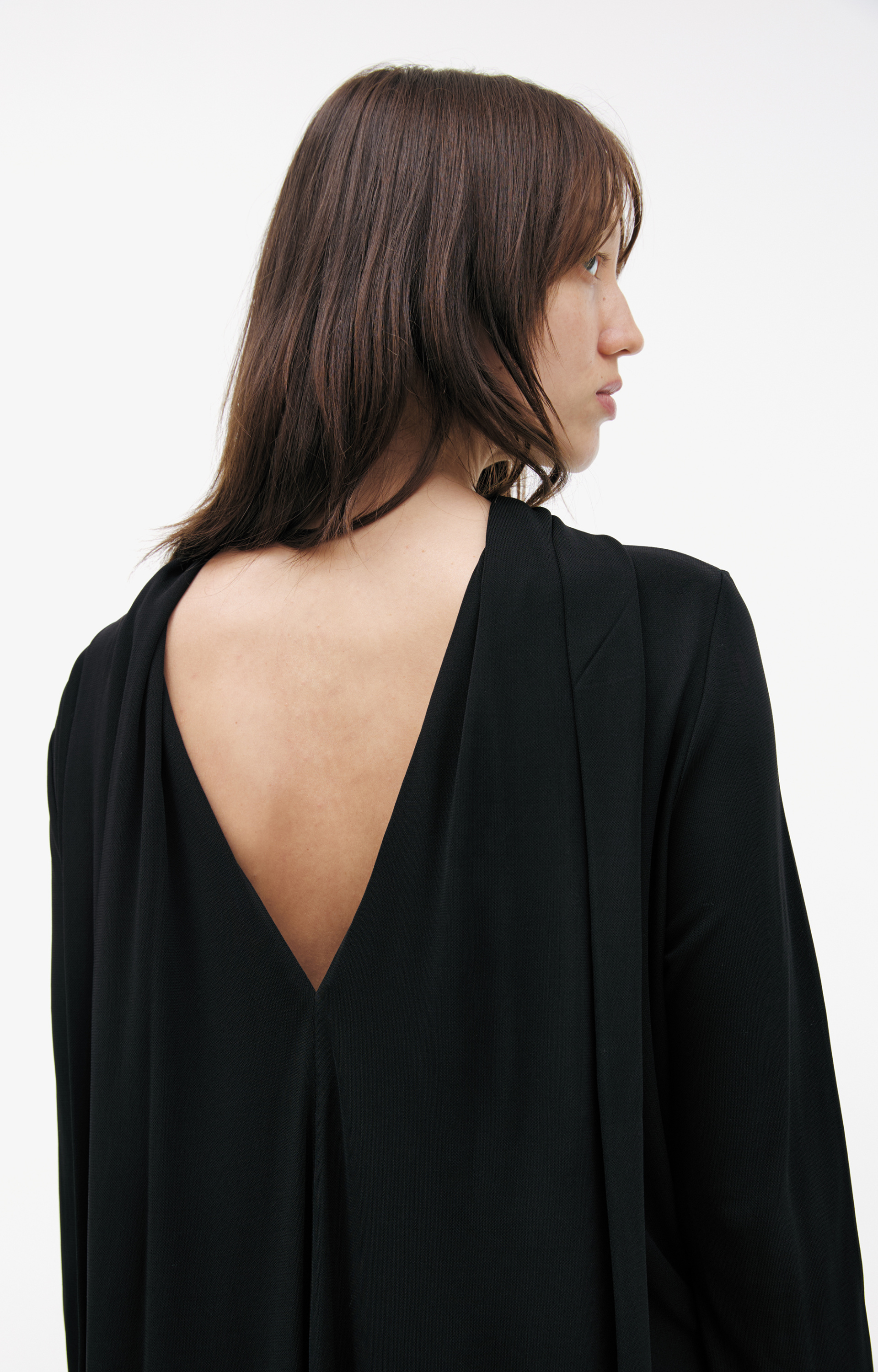 TOTEME Black dress with neckline