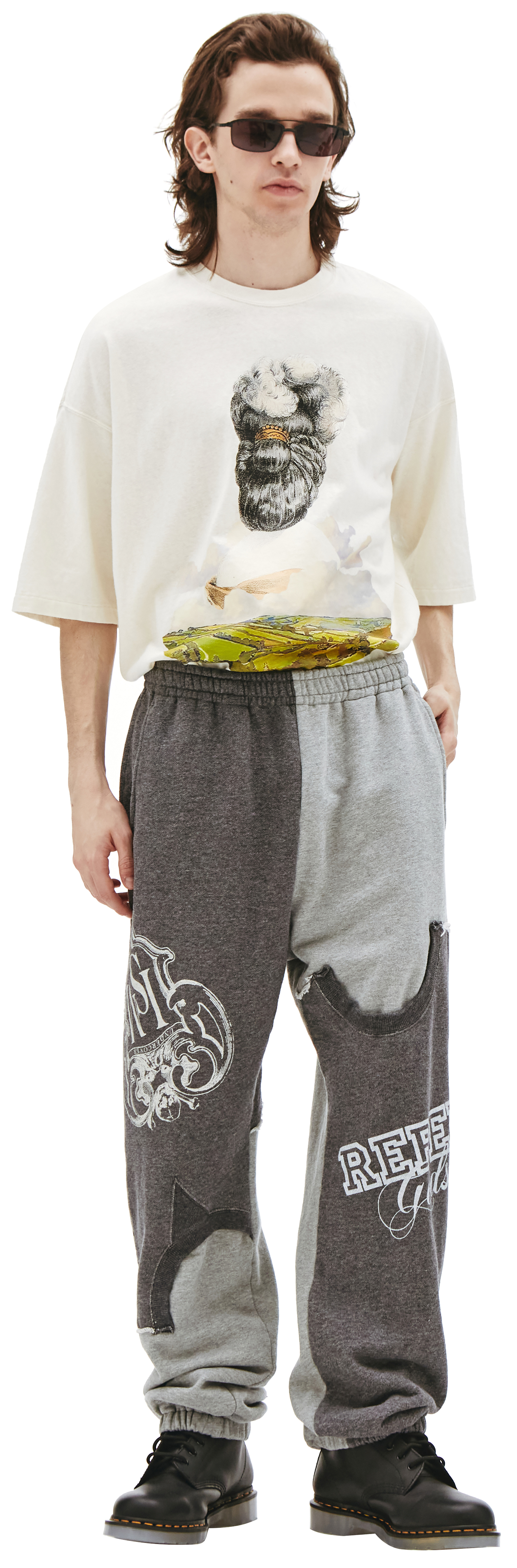 Undercover Cotton Patchwork Sweatpants