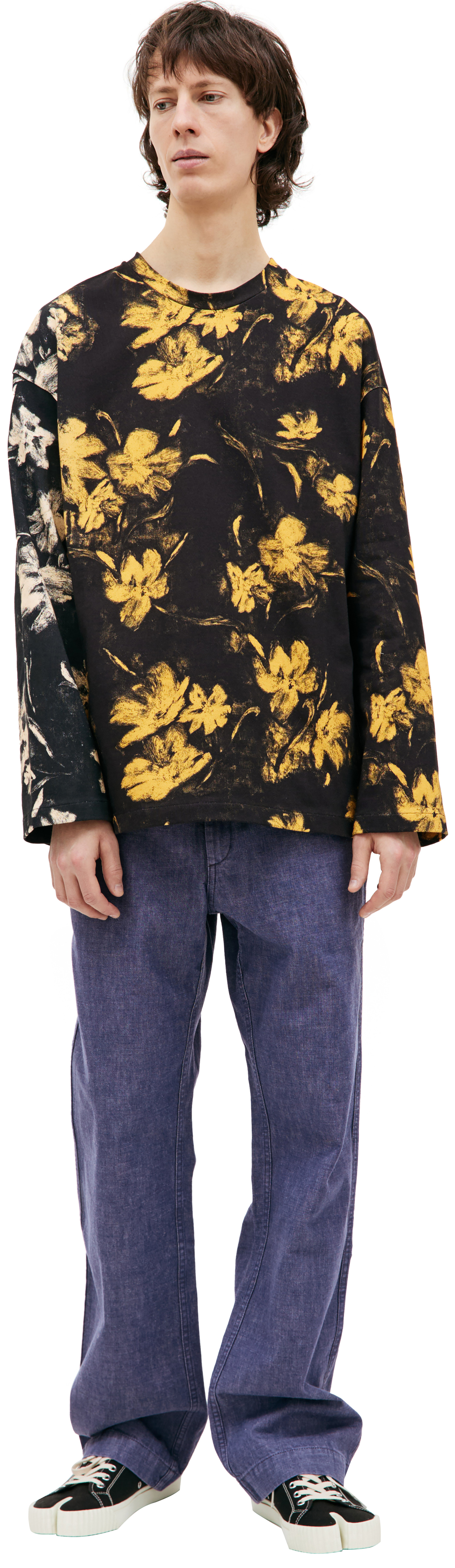 Jil Sander Floral print cotton longsleeve