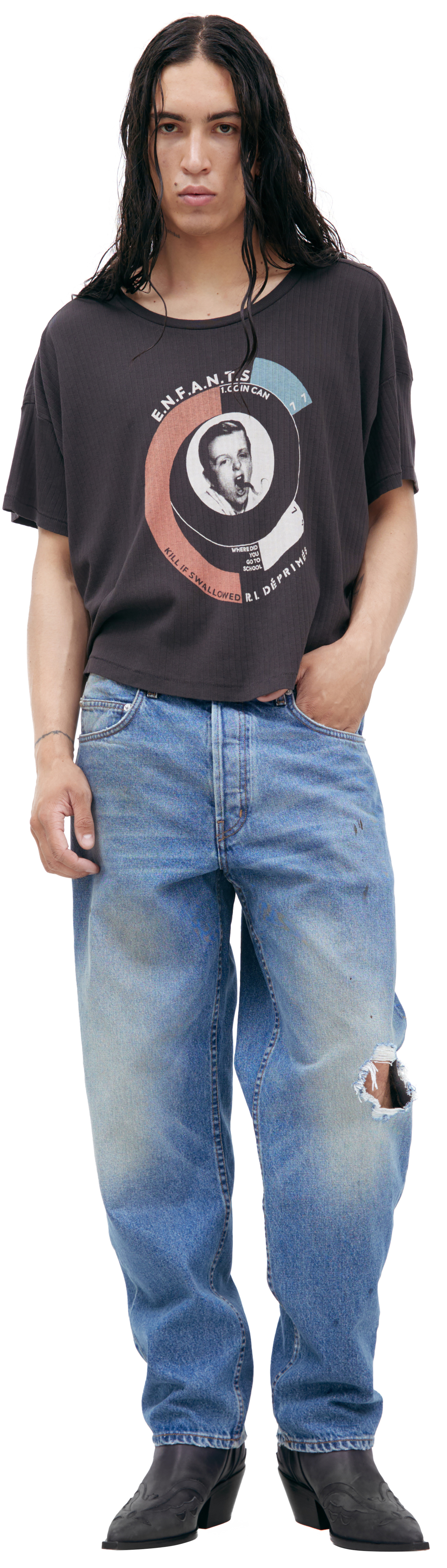 Enfants Riches Déprimés Dark grey printed t-shirt