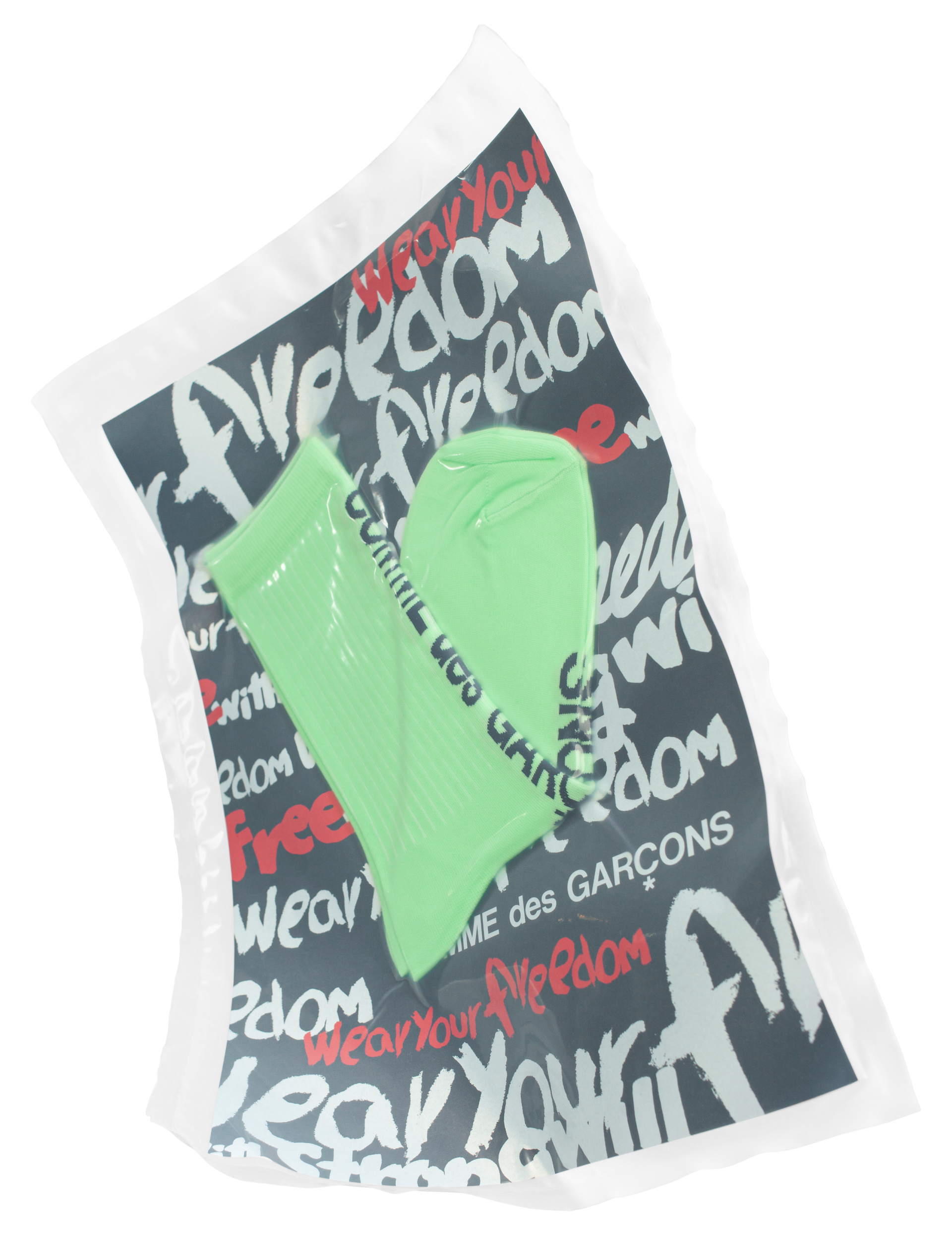 Comme des Garcons Logo Print Socks