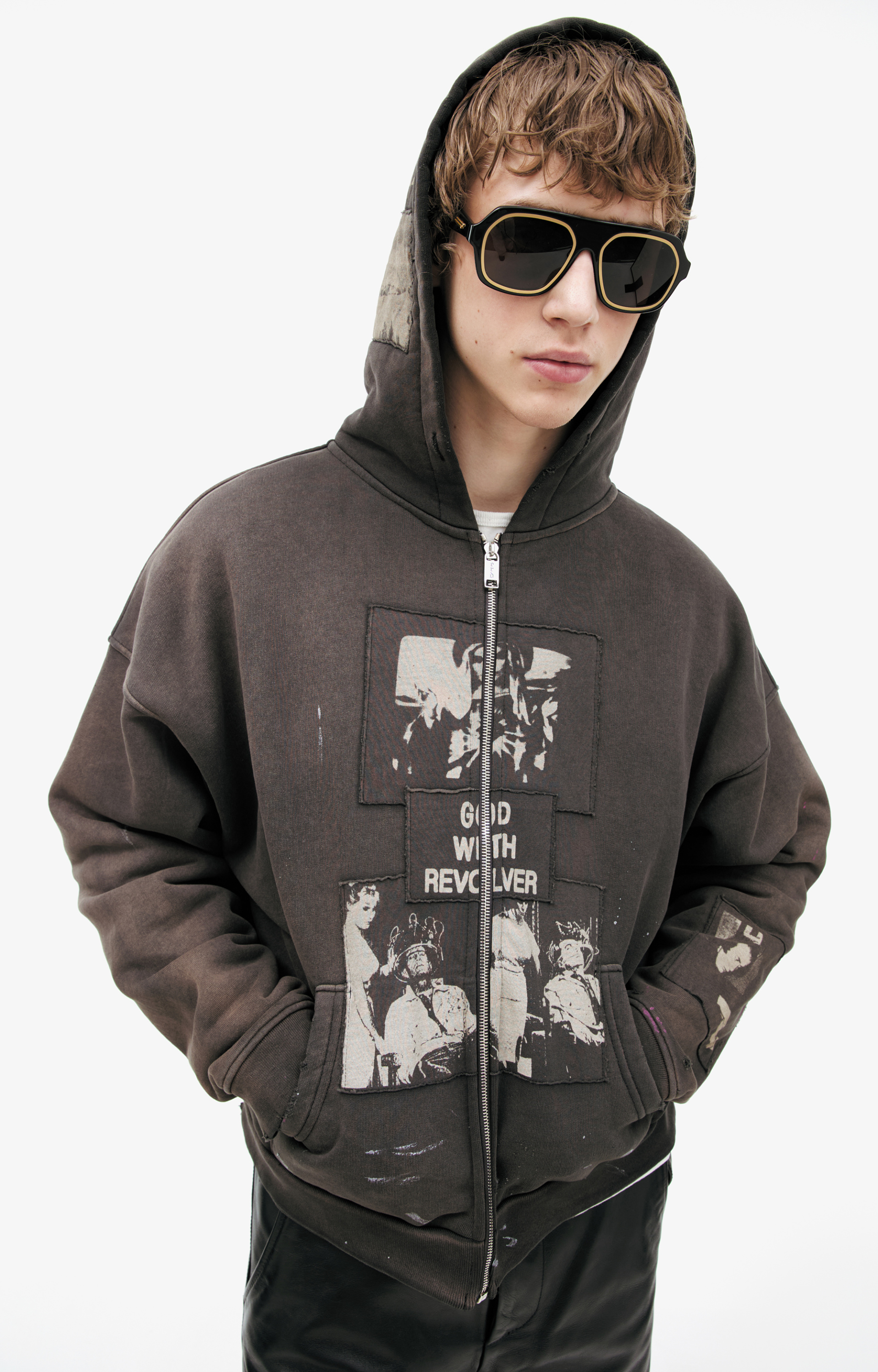 Enfants Riches Déprimés Cotton hoodie with zipper