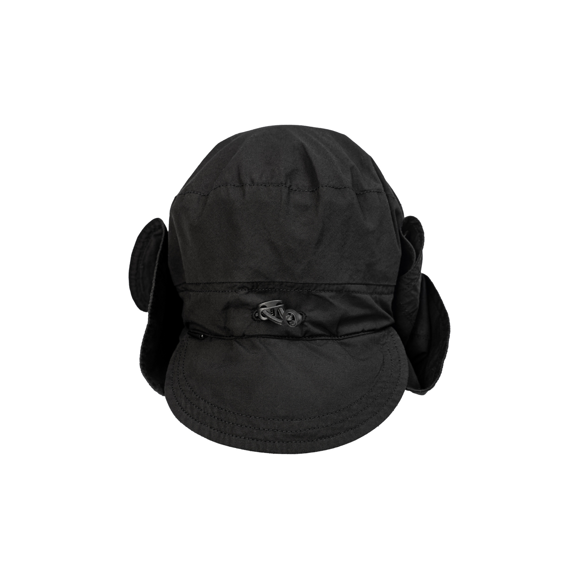 The Viridi-Anne Black Cotton mask cap