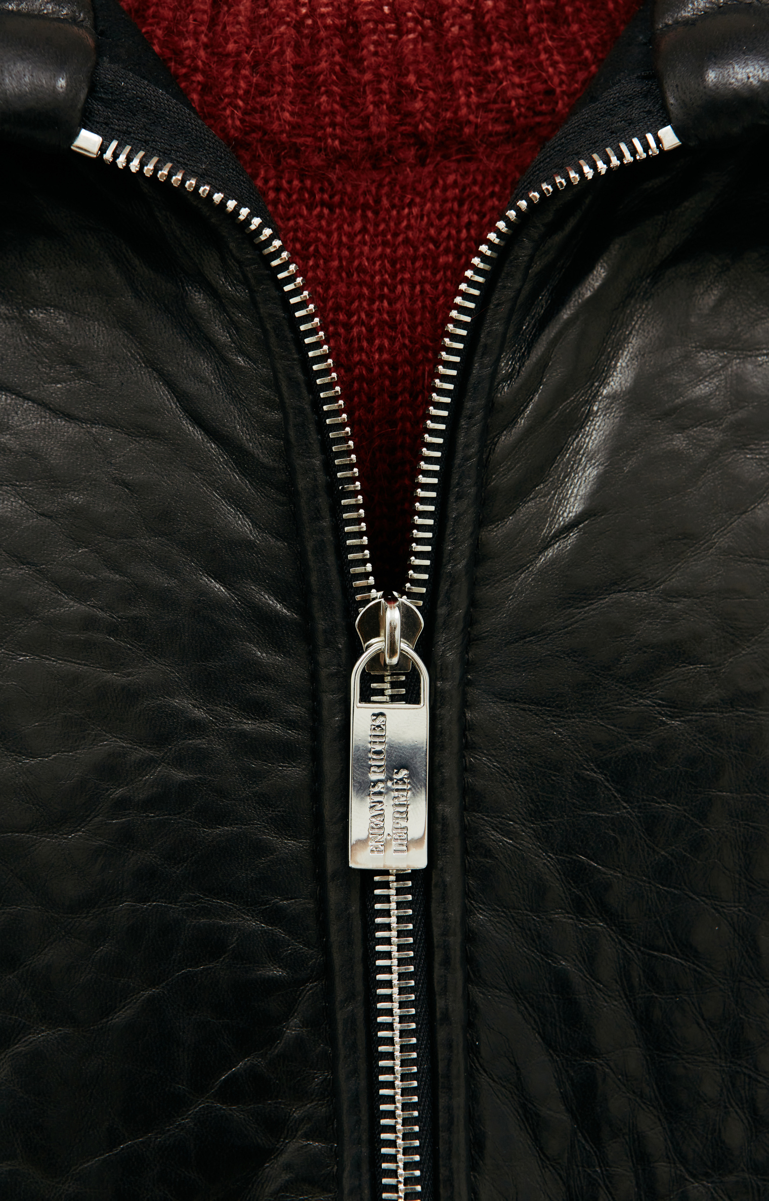 Enfants Riches Deprimes Black shearling jacket