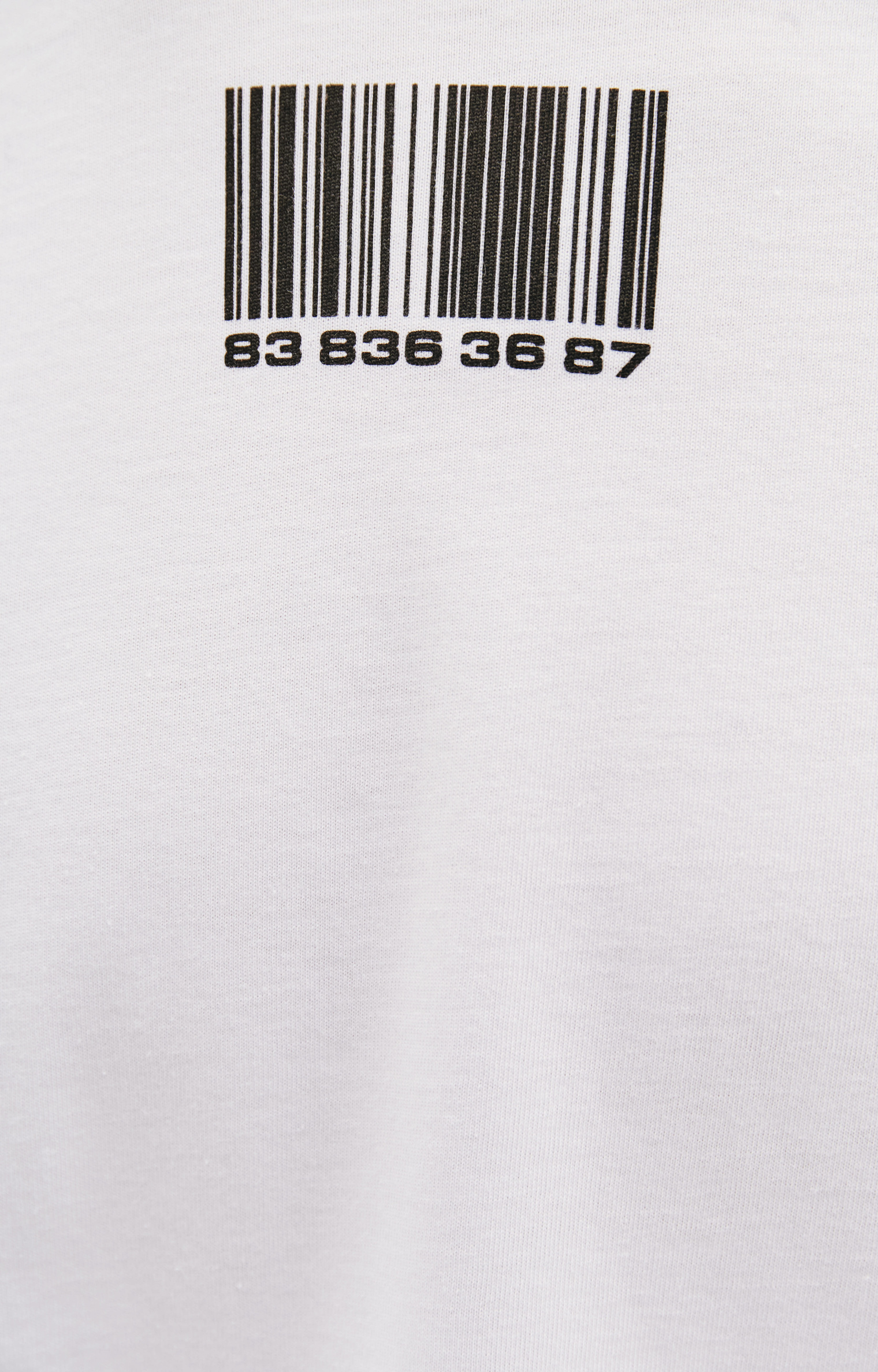 VTMNTS Barcode oversized longsleeve t-shirt
