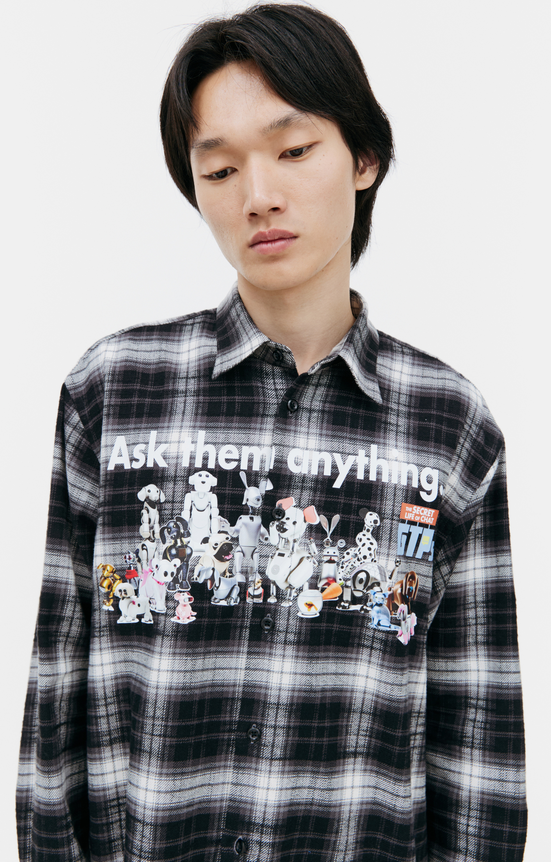 Doublet Doublet x PZ Today \'Pet Robot\' shirt