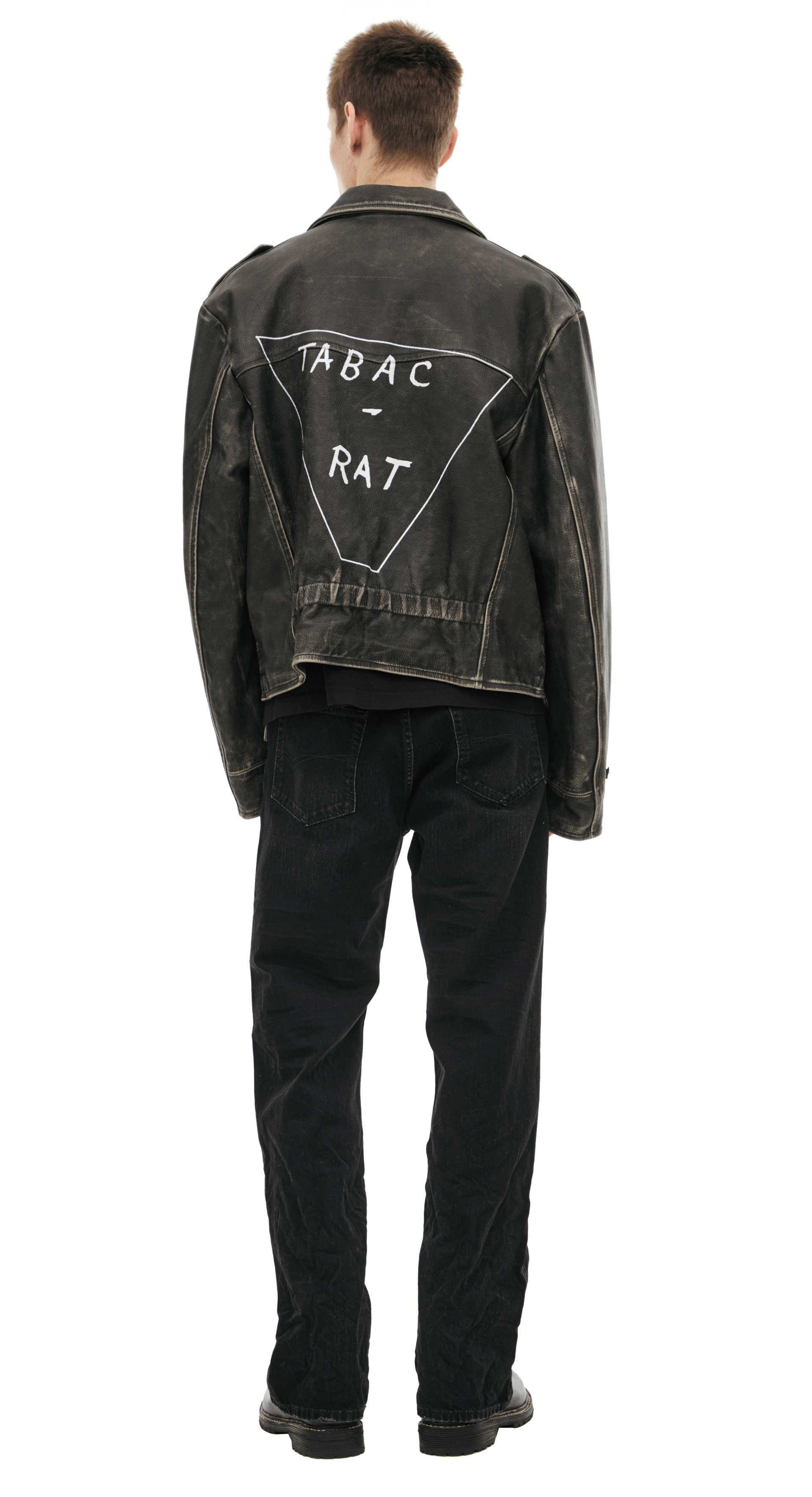 Enfants Riches Déprimés Tabac Rat Leather Jacket