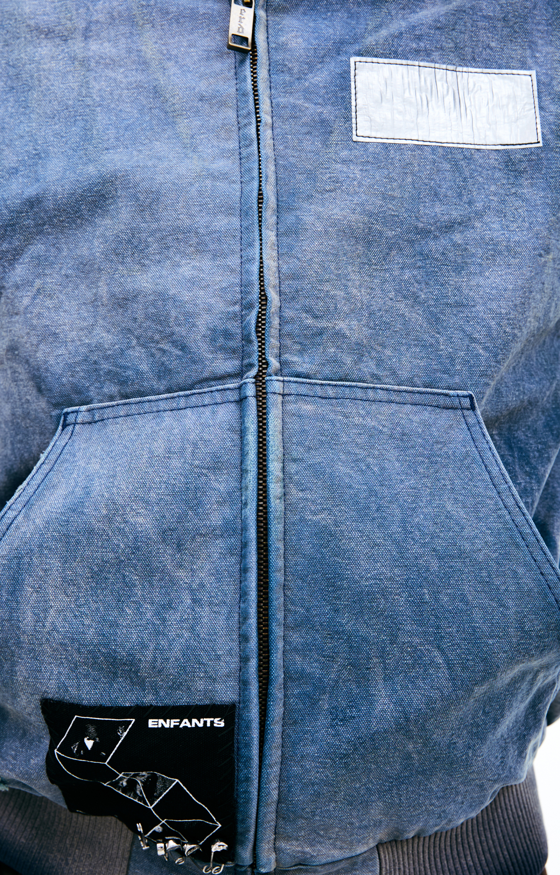 Enfants Riches Déprimés Denim jacket with patches