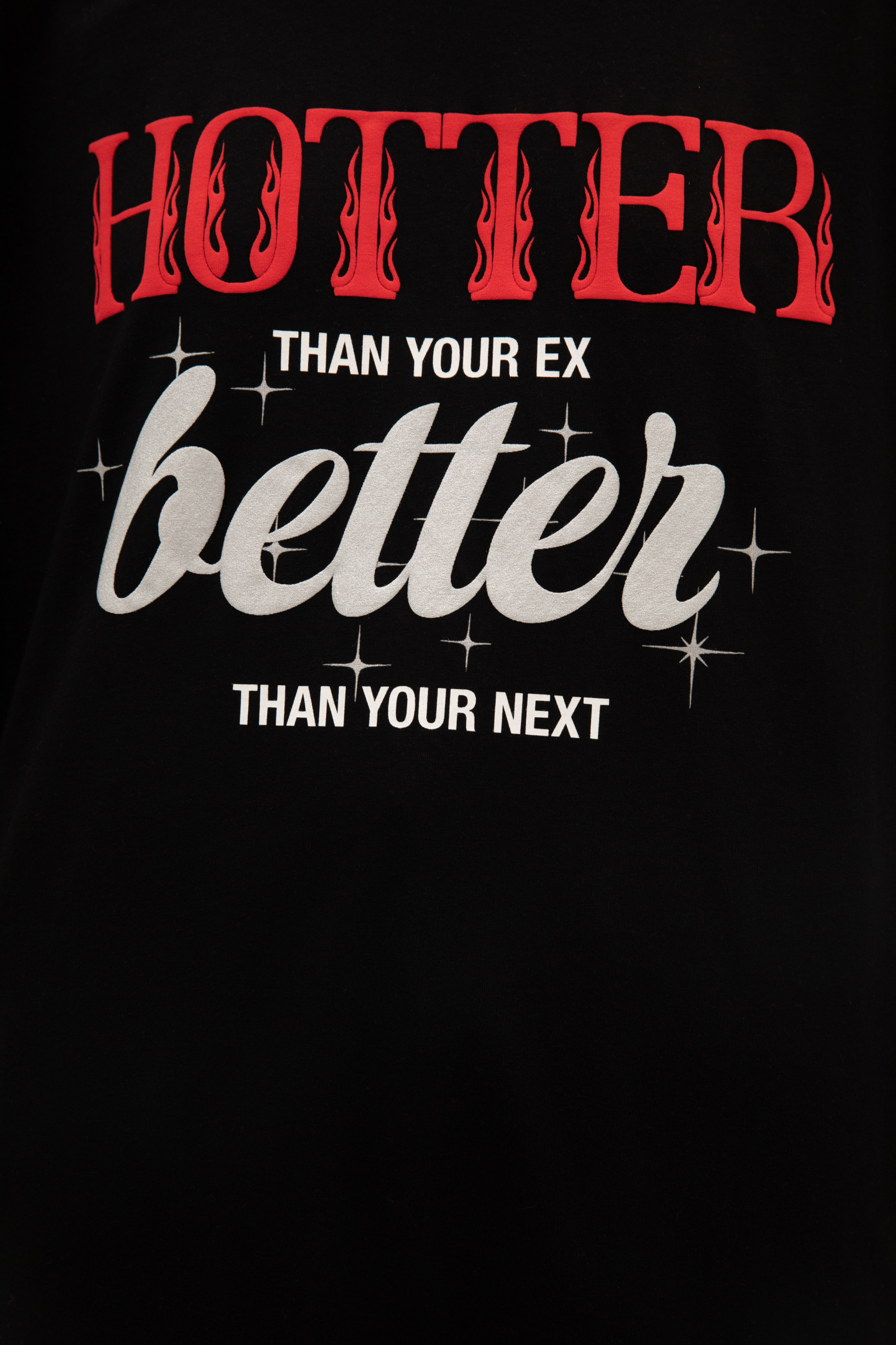 VETEMENTS Black Oversized Printed T-shirt