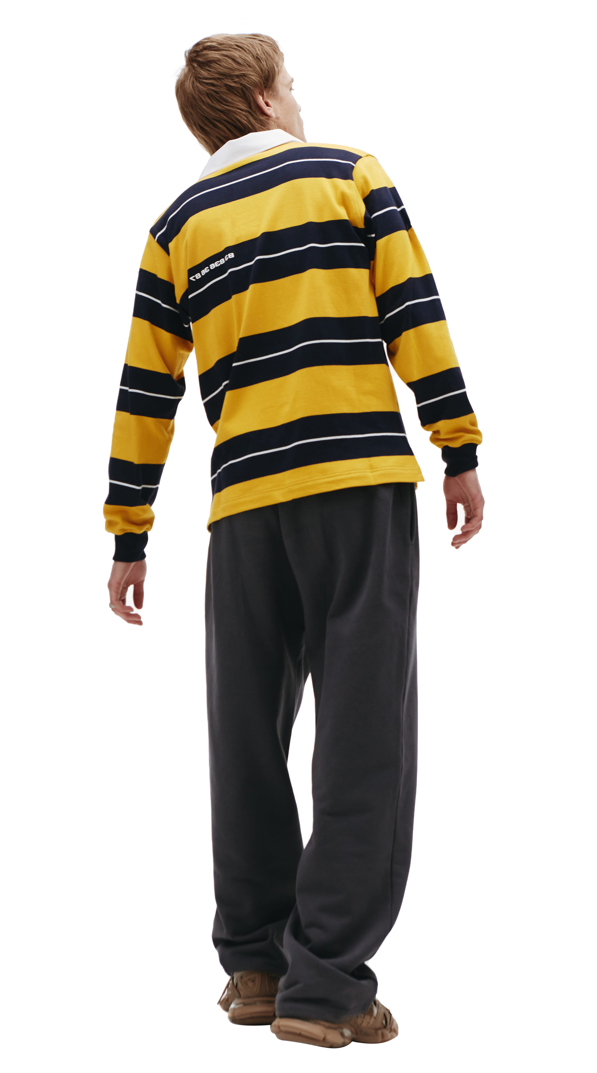 VTMNTS Striped long sleeve polo