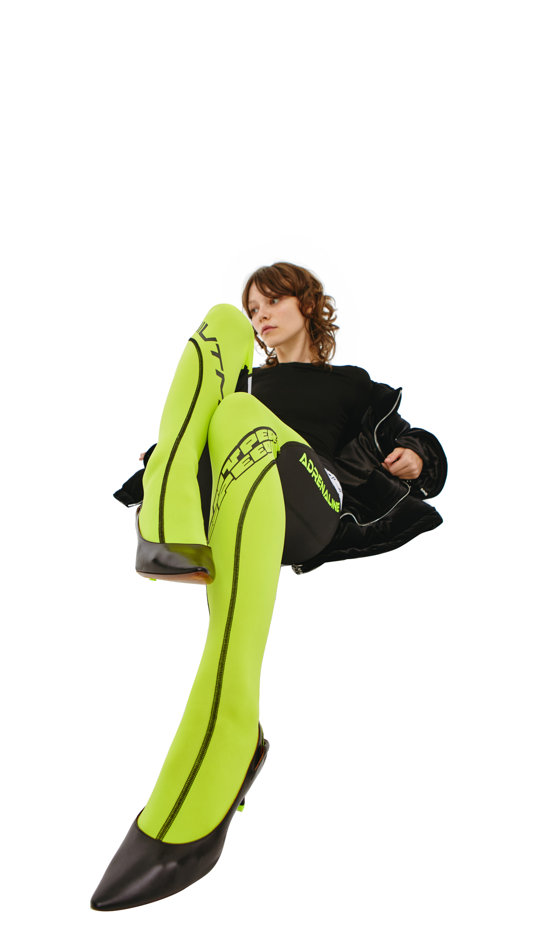 VETEMENTS MOTO LOGO LEGGINGS