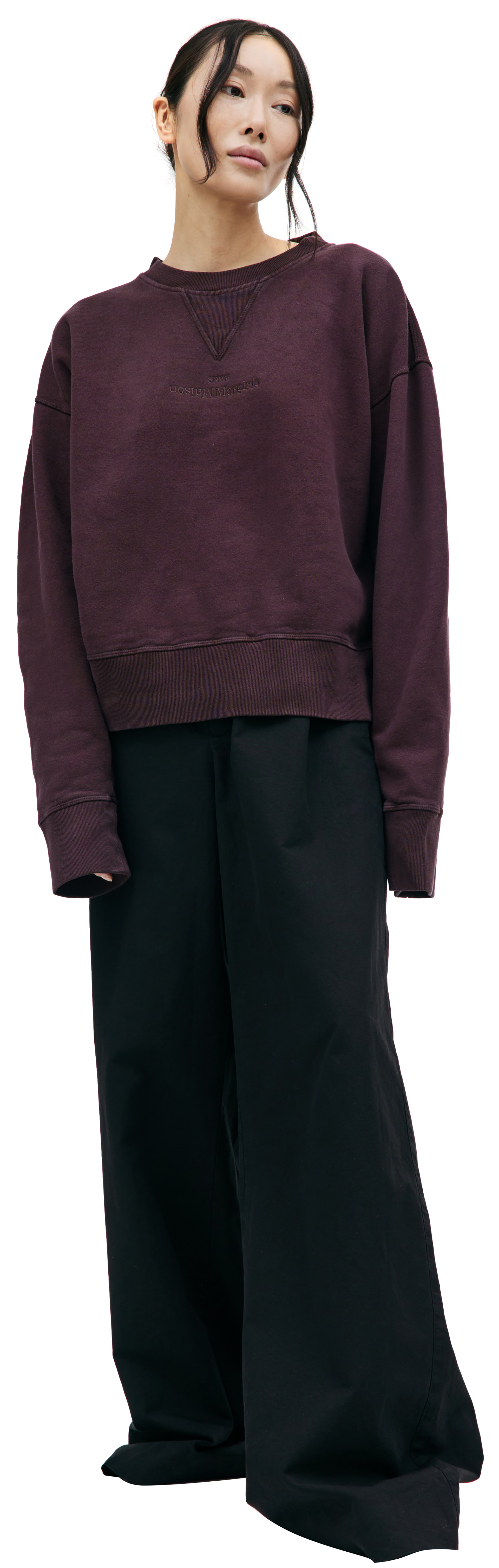 Maison Margiela Cotton sweatshirt with logo