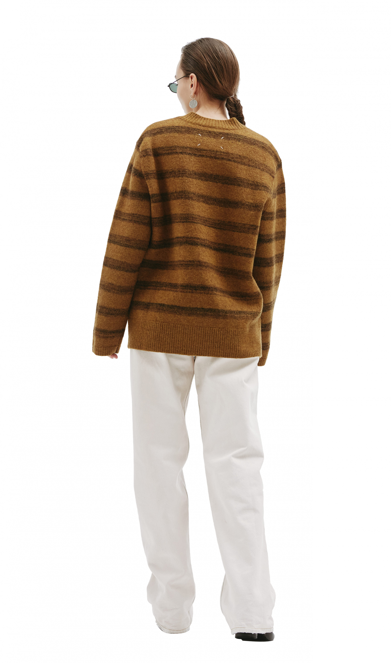 Maison Margiela Stripped wool sweater