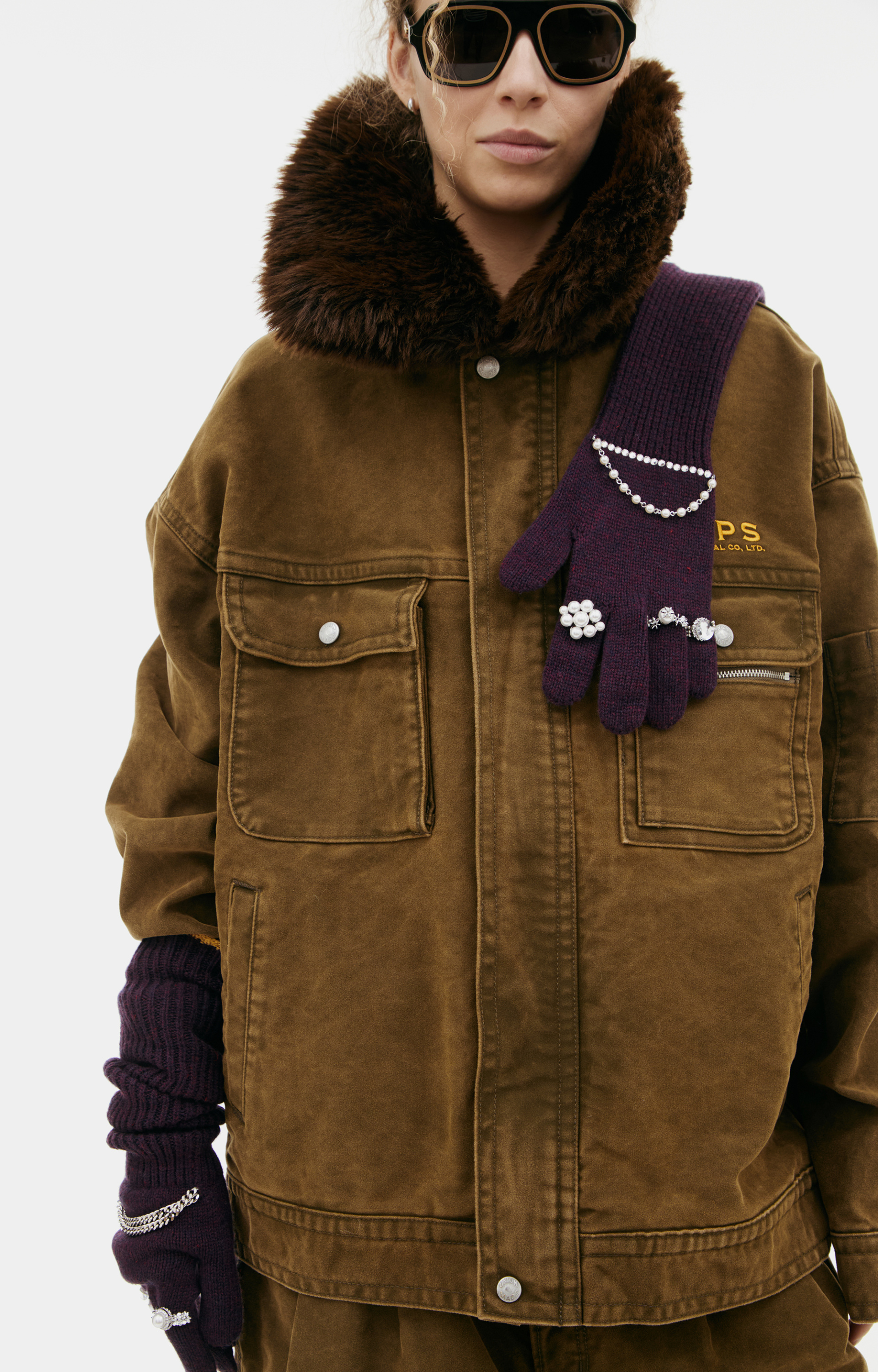 Doublet Fur Collar Jacket