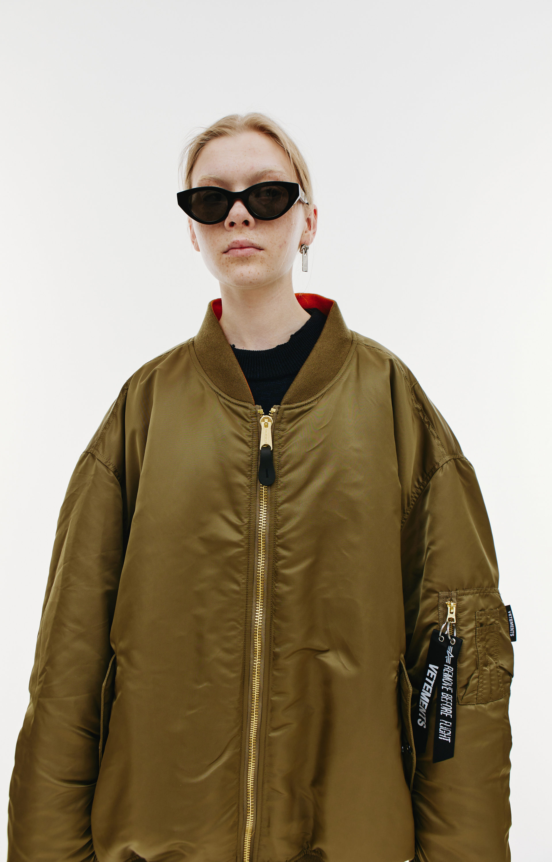 VETEMENTS х Alpha Industries double reversible bomber jacket