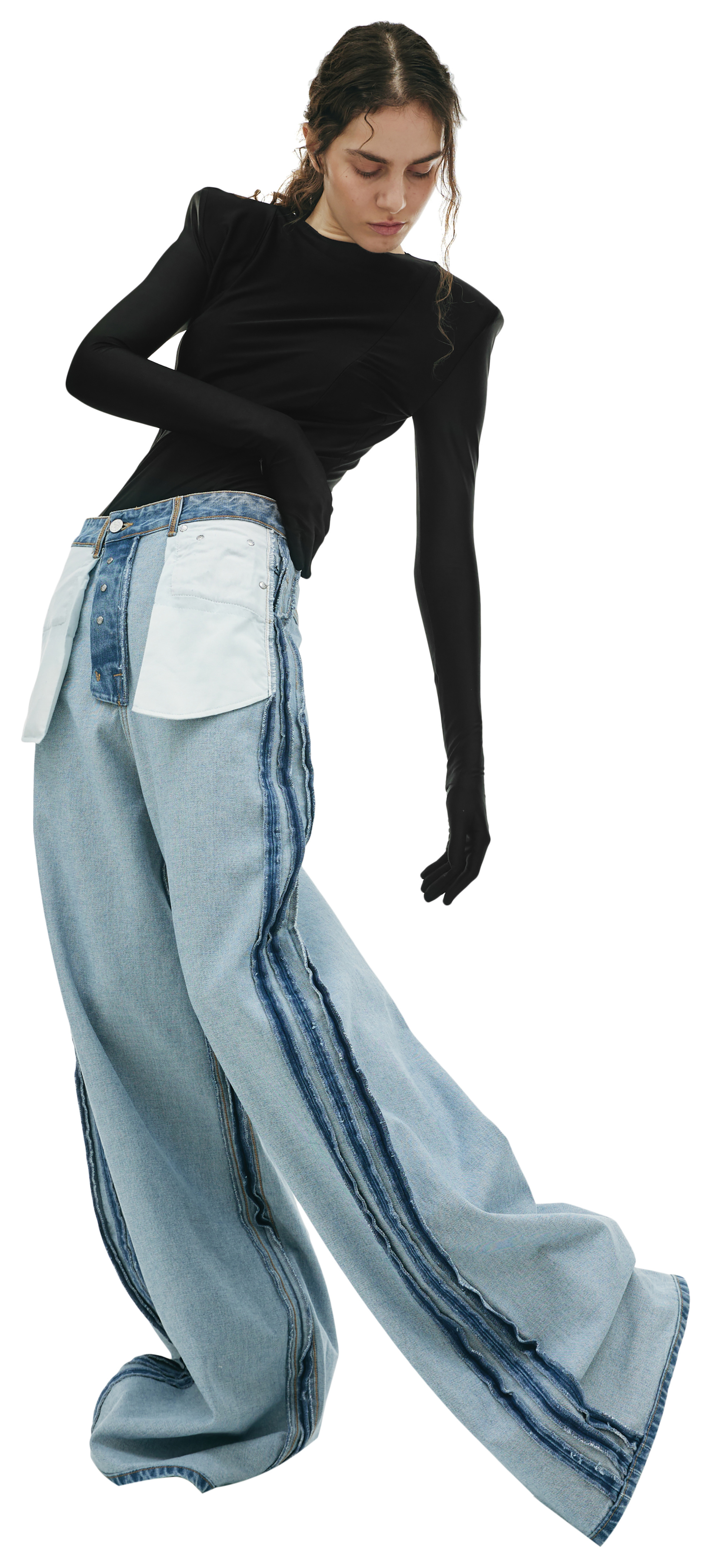 VETEMENTS Inside-out effect jeans