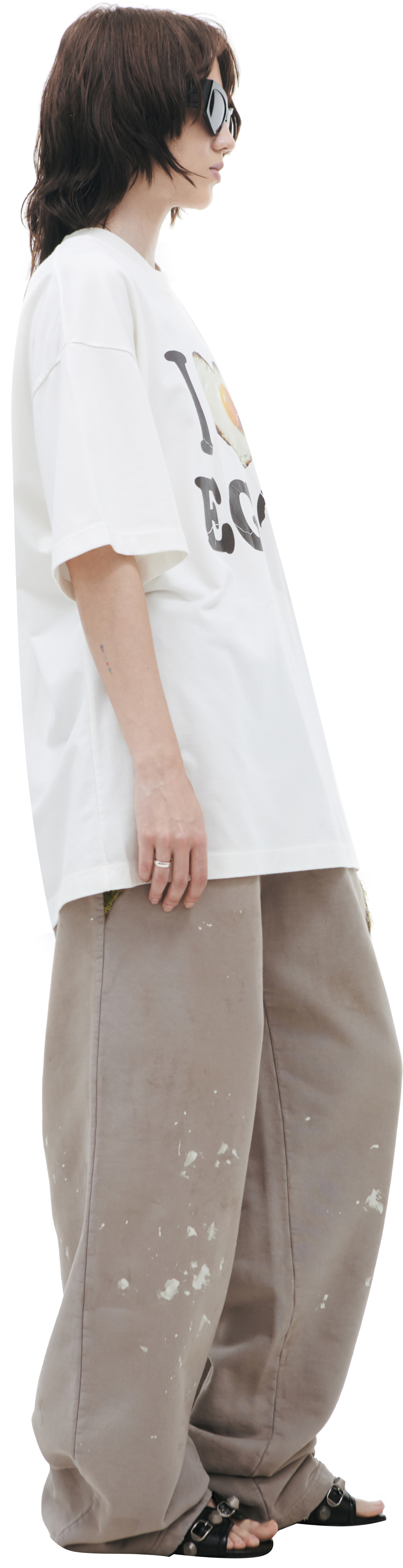 Doublet White T-shirt with a print
