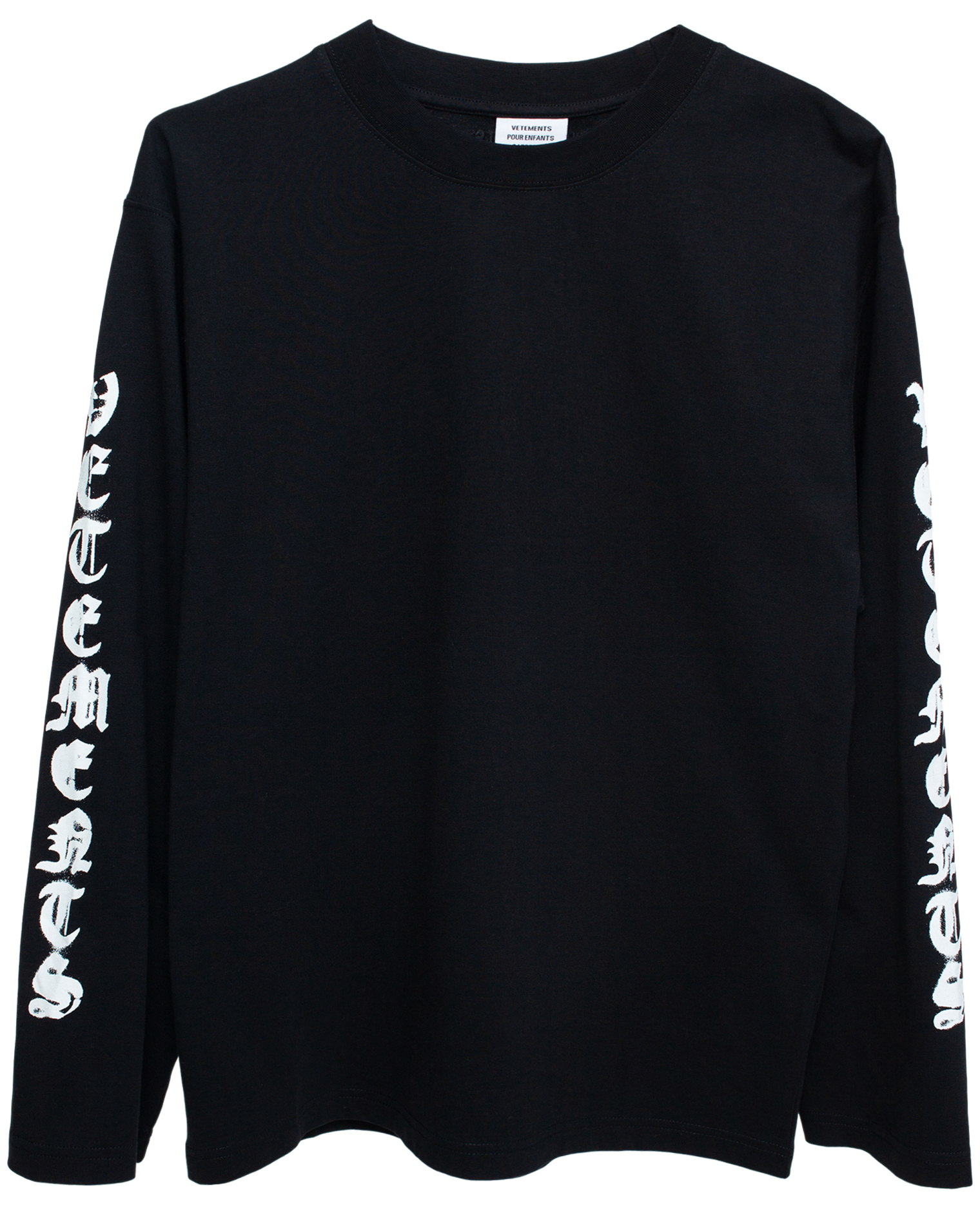 VETEMENTS longsleeve with logo