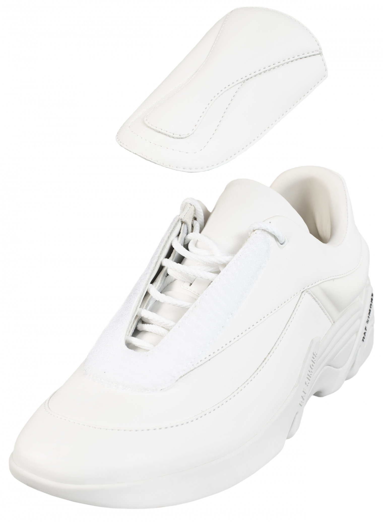 Raf Simons Leather Antei Sneakers in white