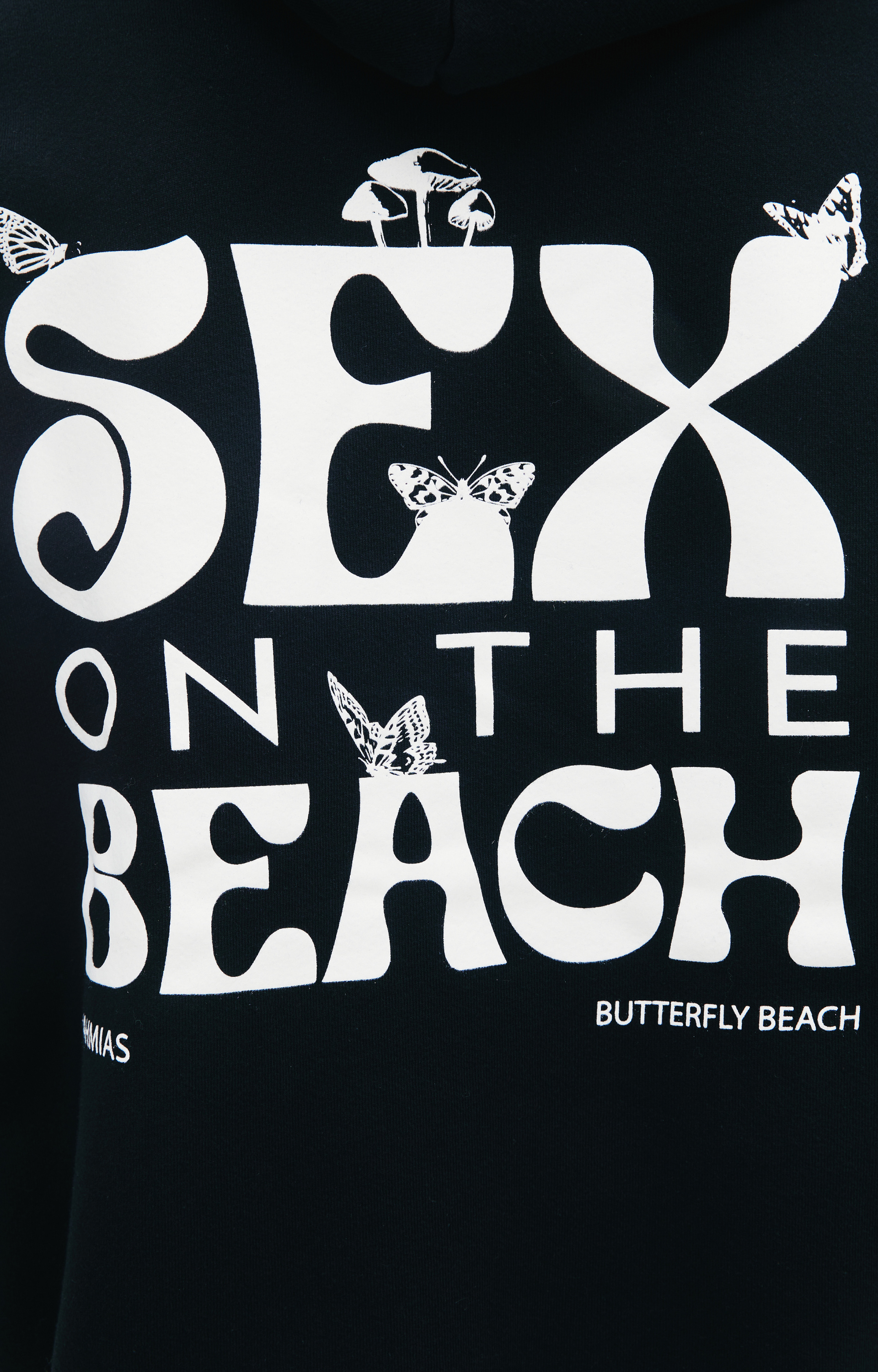 Nahmias Black printed hoodie