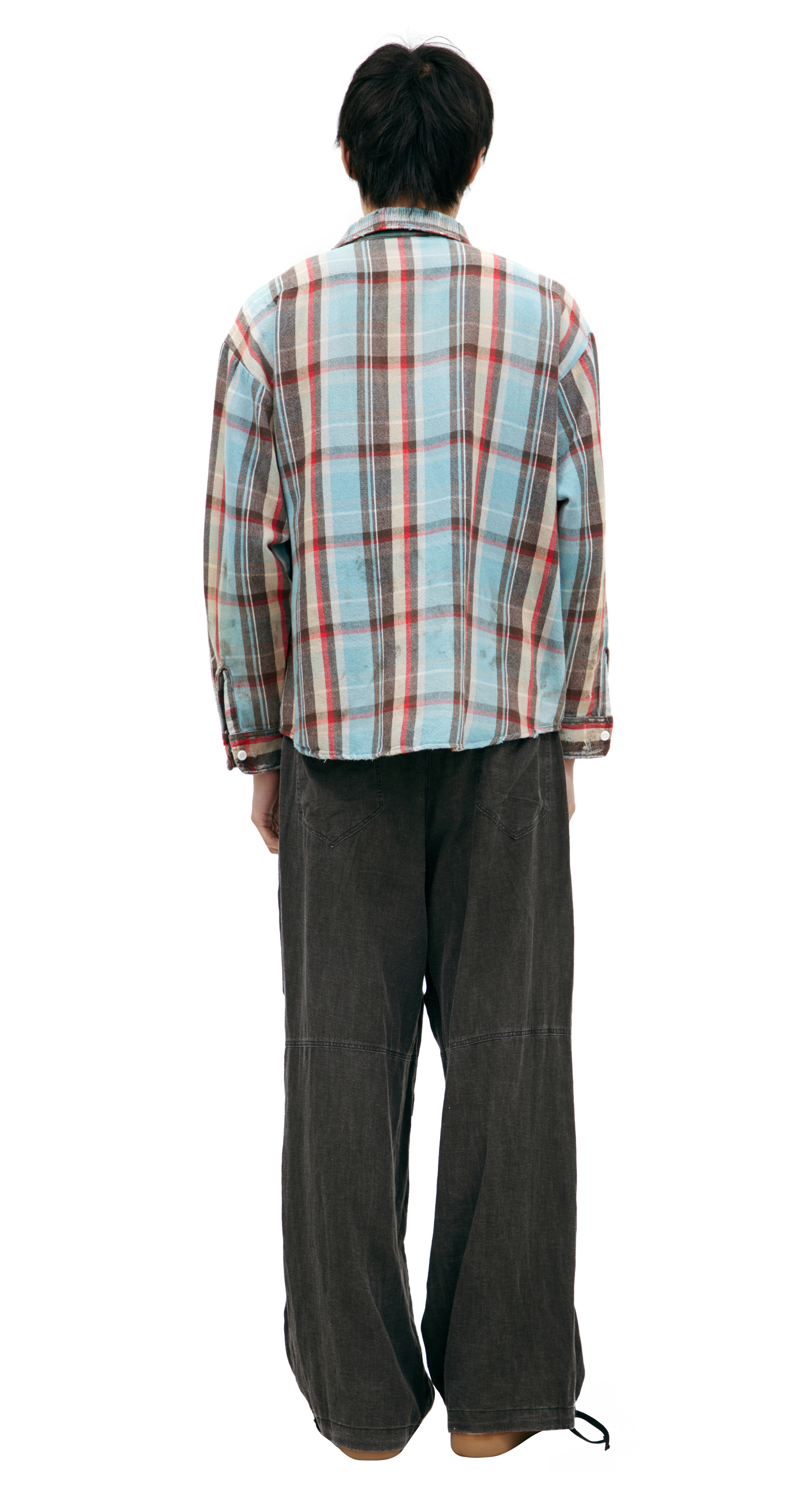 Saint Mxxxxxx Oversize plaid shirt