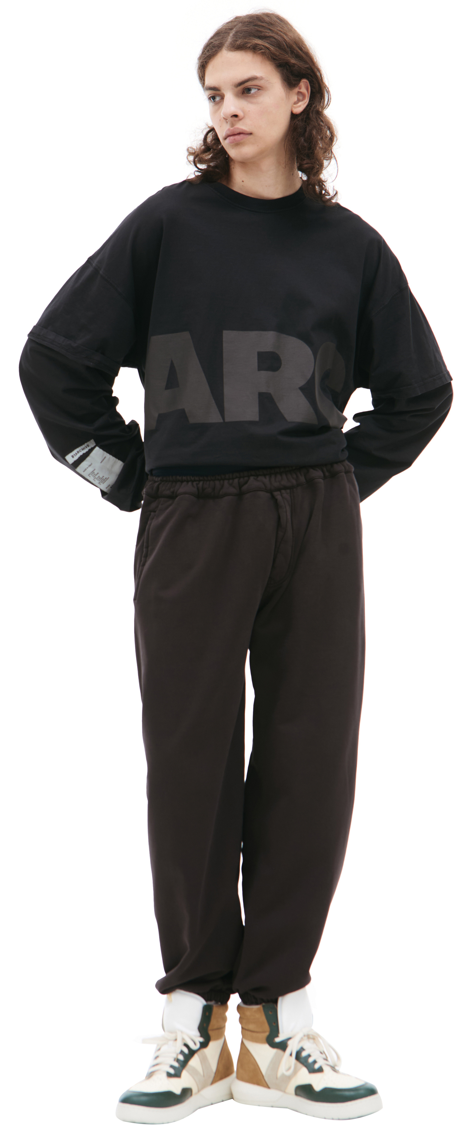 B1ARCHIVE Patch sport trousers