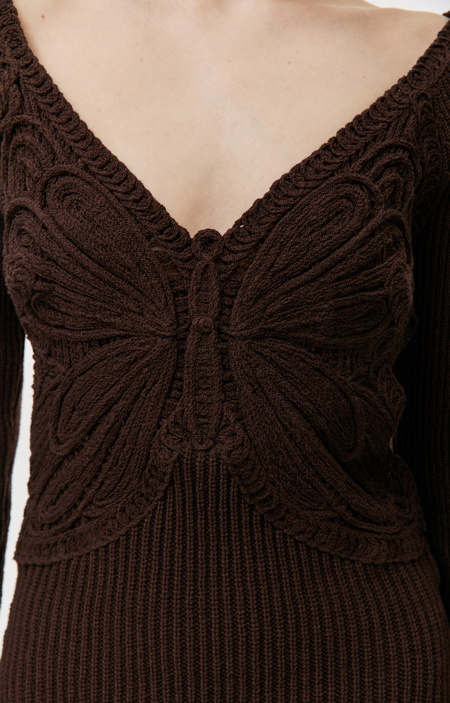 Blumarine Brown Butterfly minidress