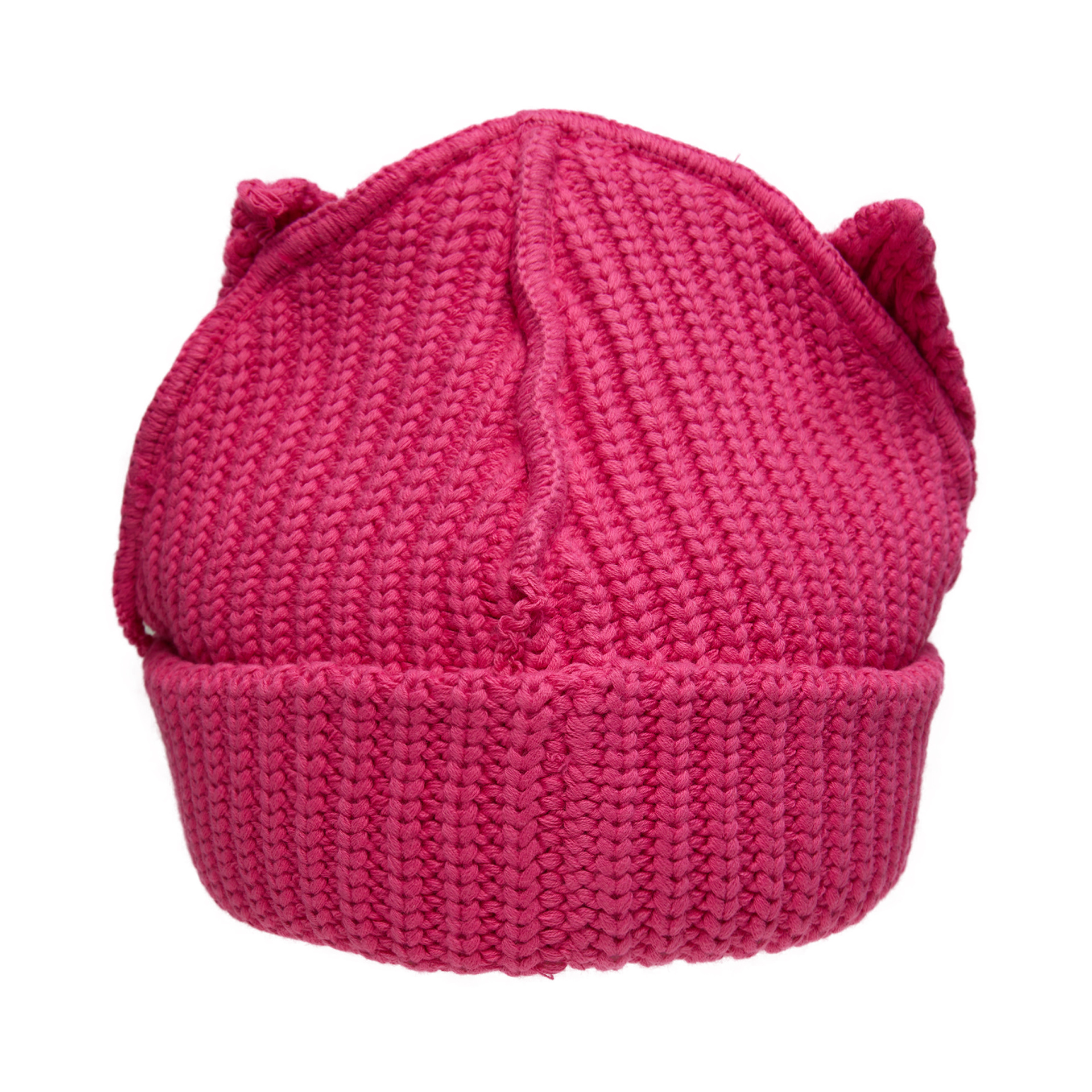 CHARLES JEFFREY LOVERBOY Pink beanie with a patch