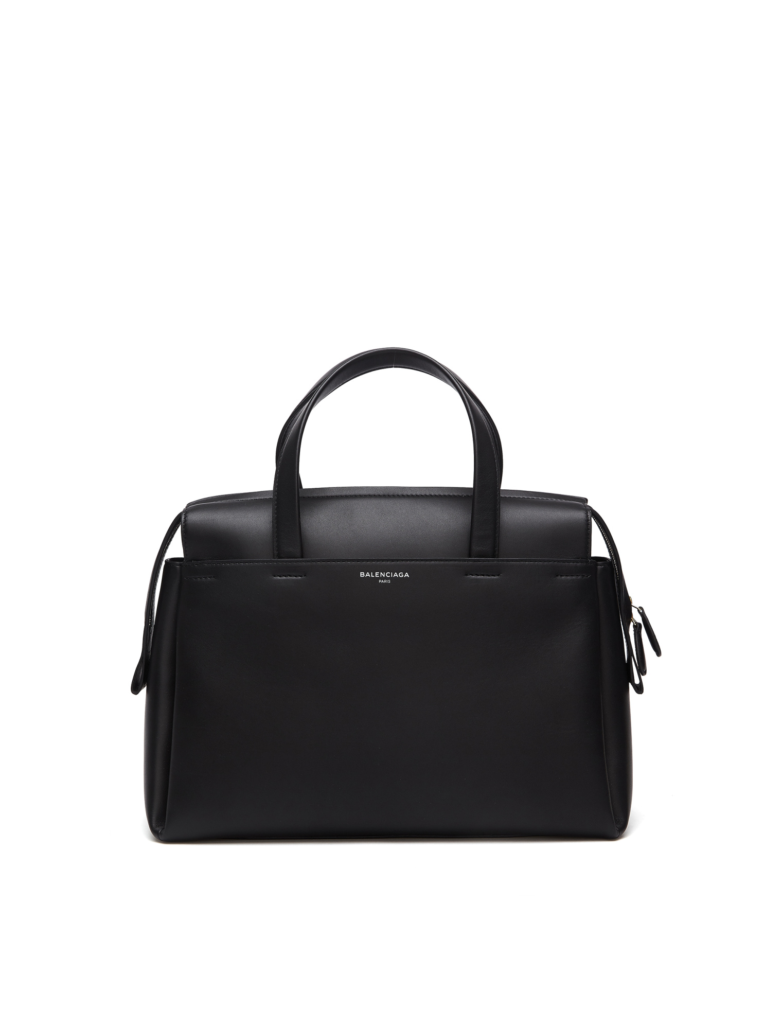 Balenciaga Portfolio Sac Black Leather Bag