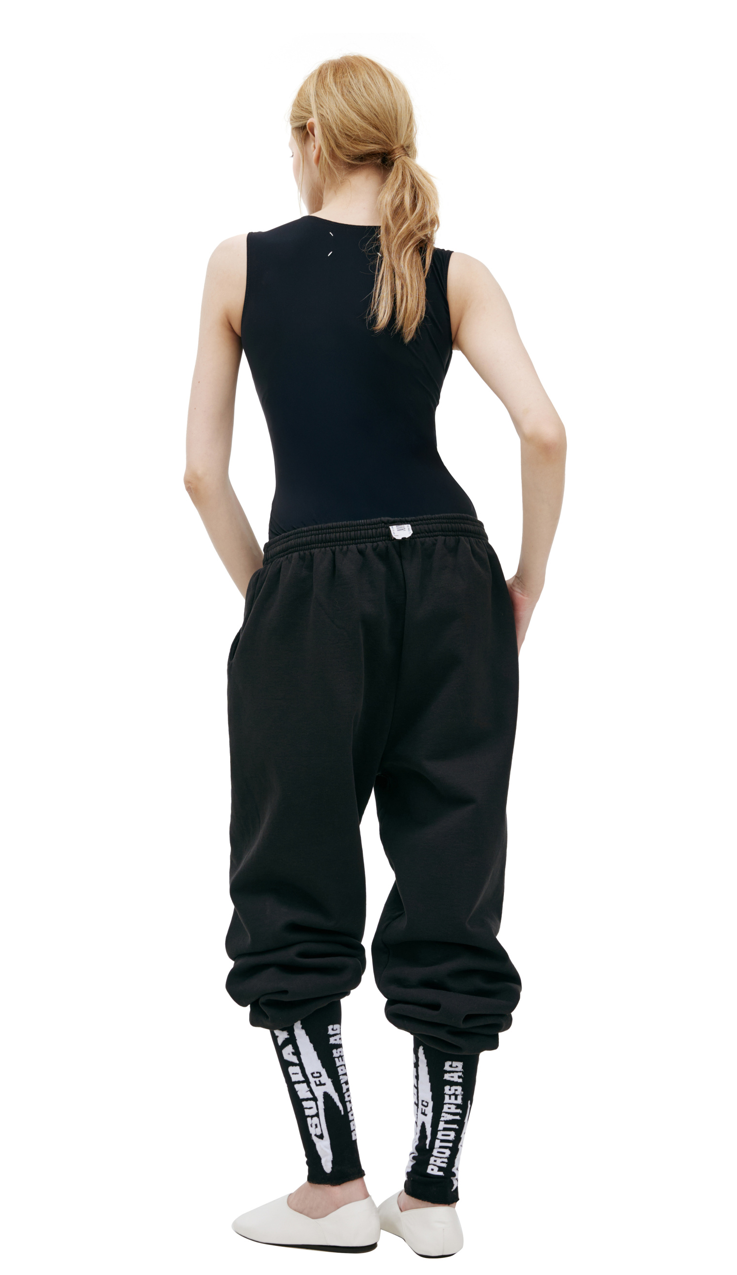 PROTOTYPES Sweatpants with elasticized inserts