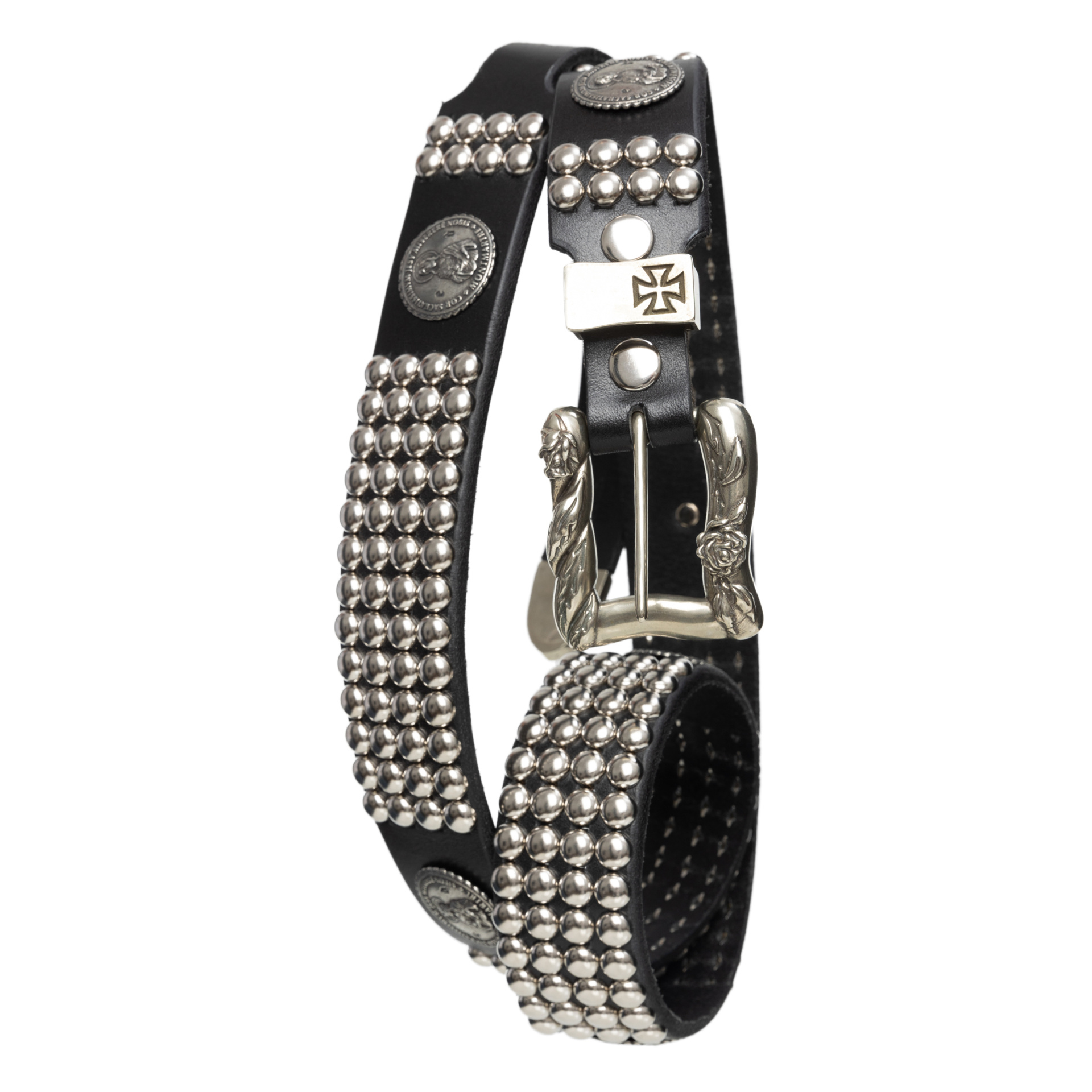 Enfants Riches Déprimés Leather belt with rivets