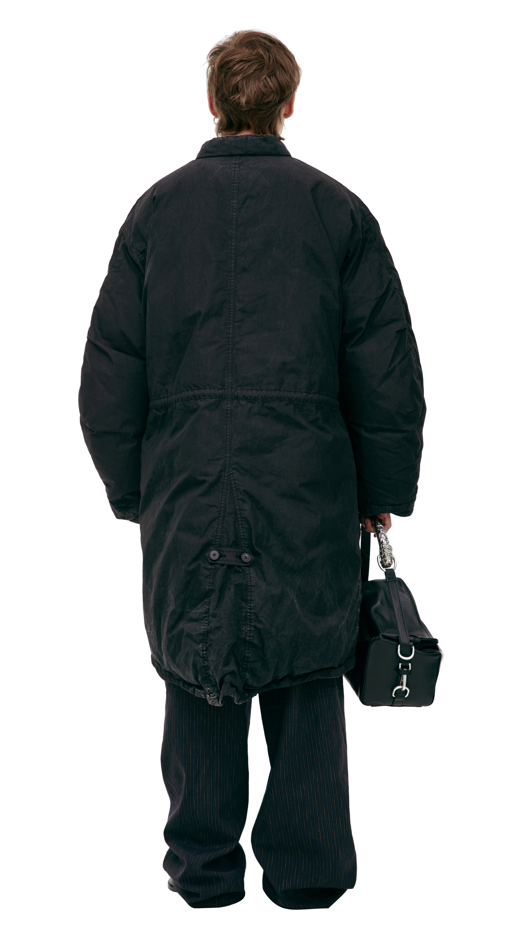 Enfants Riches Déprimés Black cotton parka