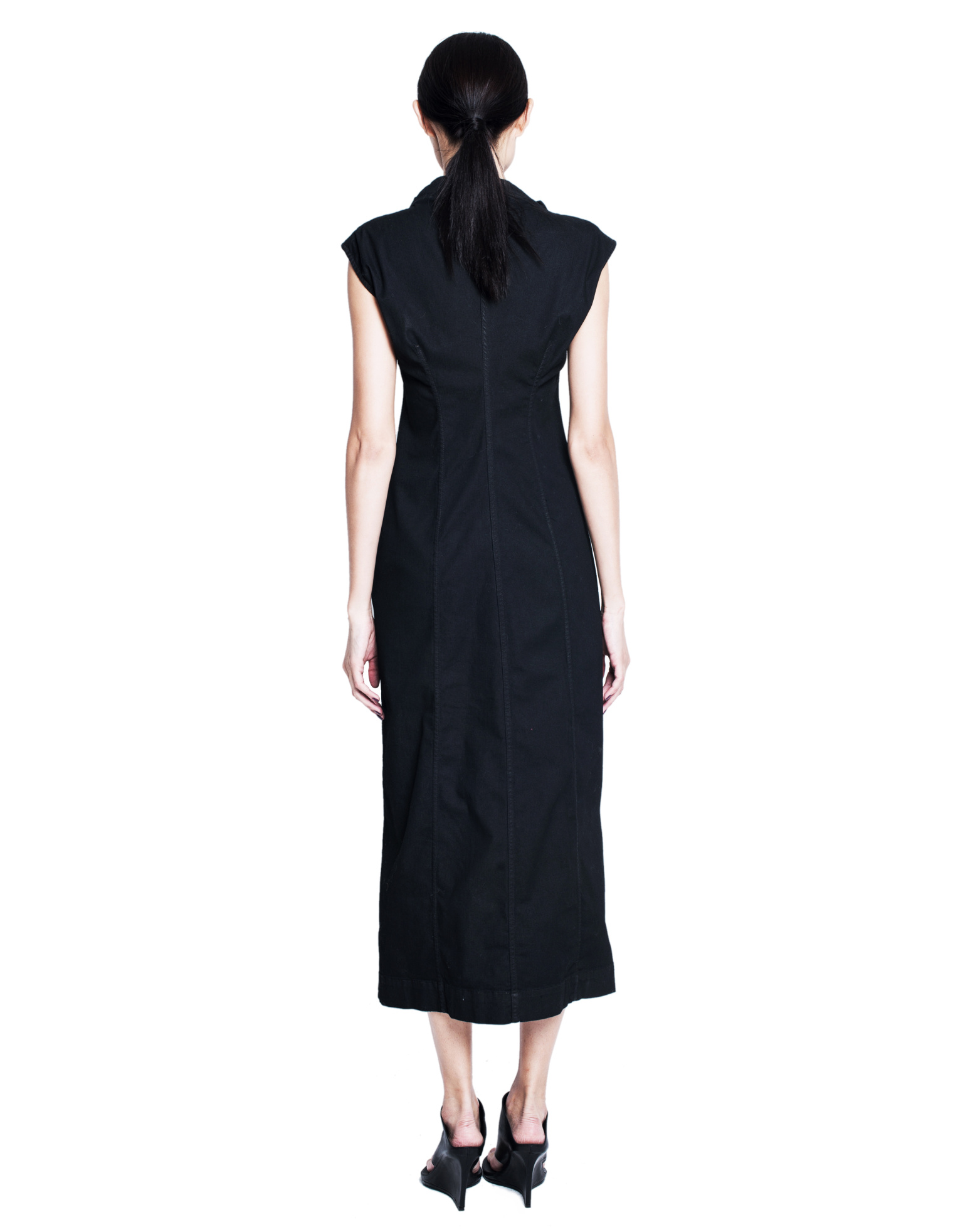 DRKSHDW by Rick Owens Длинное платье на молнии